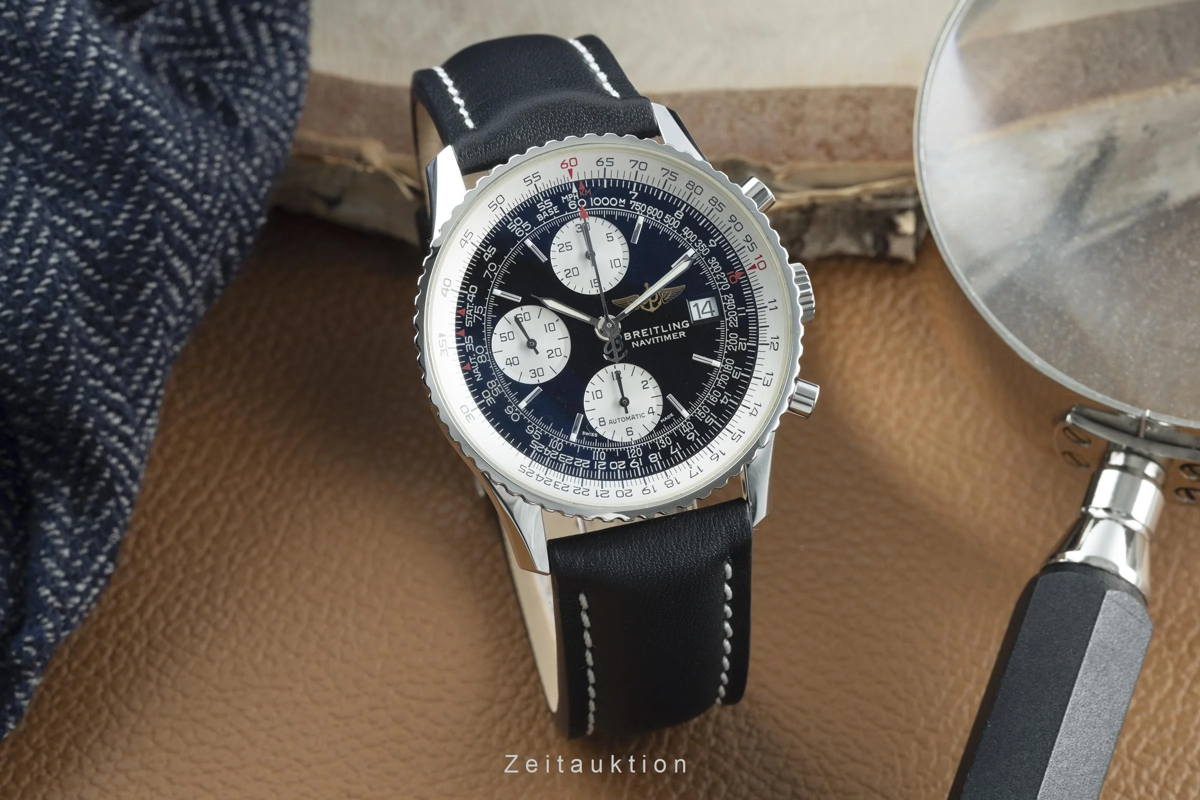 Breitling Old Navitimer chronograph steel automatic men's watch A13322  [2204067] - Image 3
