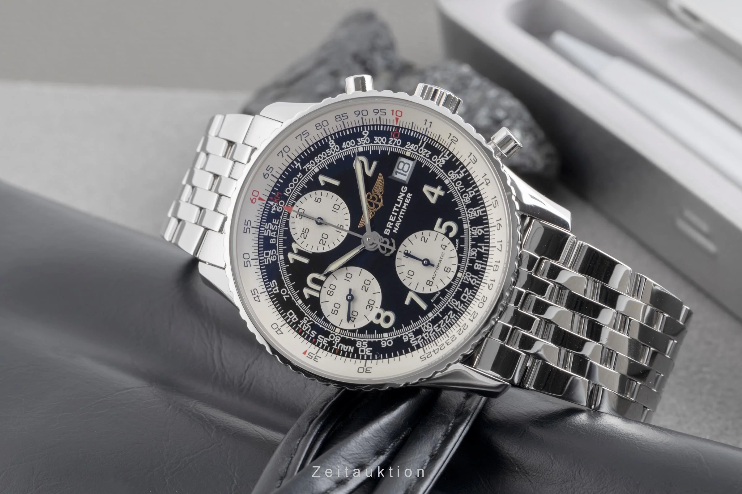 Breitling Old Navitimer chronograph steel automatic men's watch A13322 LP: 9650EUR  [2502952] - Image 3