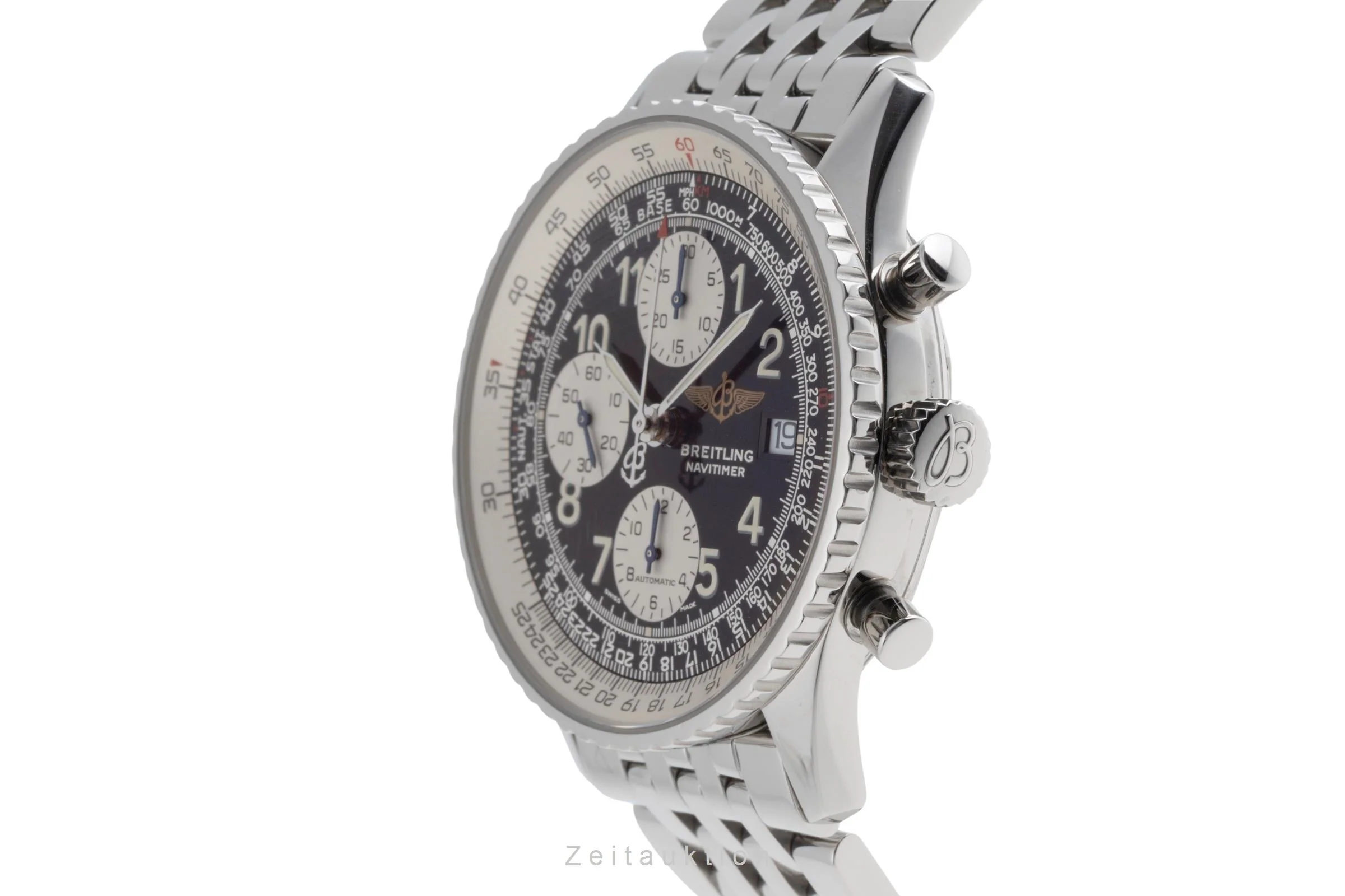 Breitling Old Navitimer chronograph steel automatic men's watch A13322 LP: 9650EUR  [2502952] - Image 7