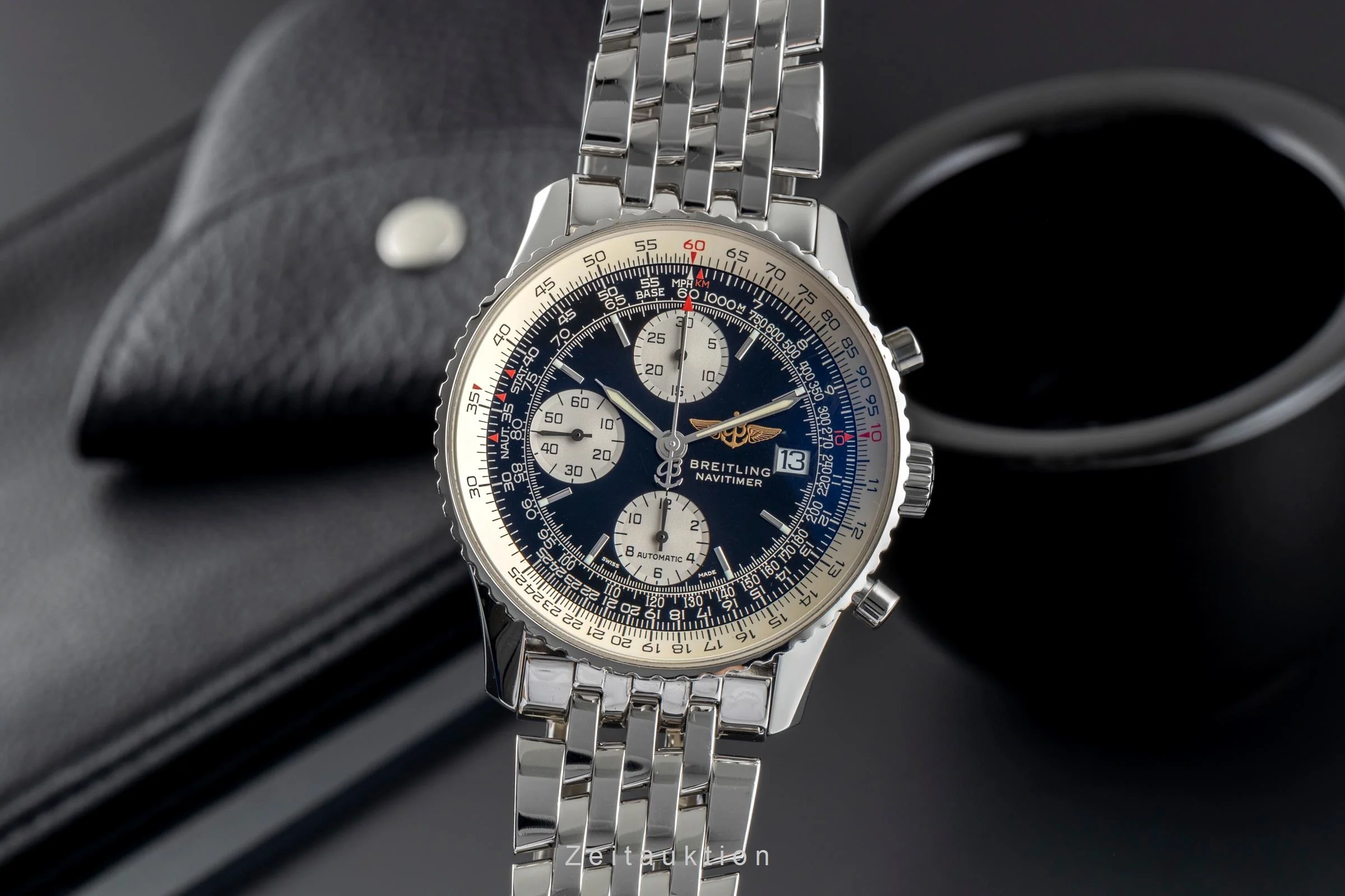 Breitling Old Navitimer chronograph steel automatic men's watch A13322  [2503356] - Image 2