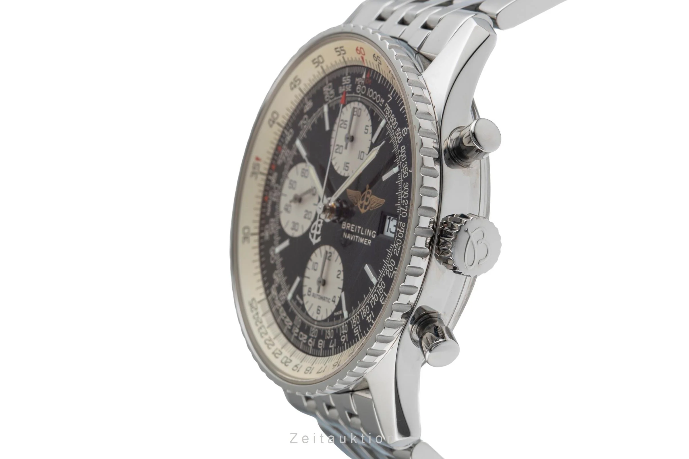 Breitling Old Navitimer chronograph steel automatic men's watch A13322  [2503356] - Image 7