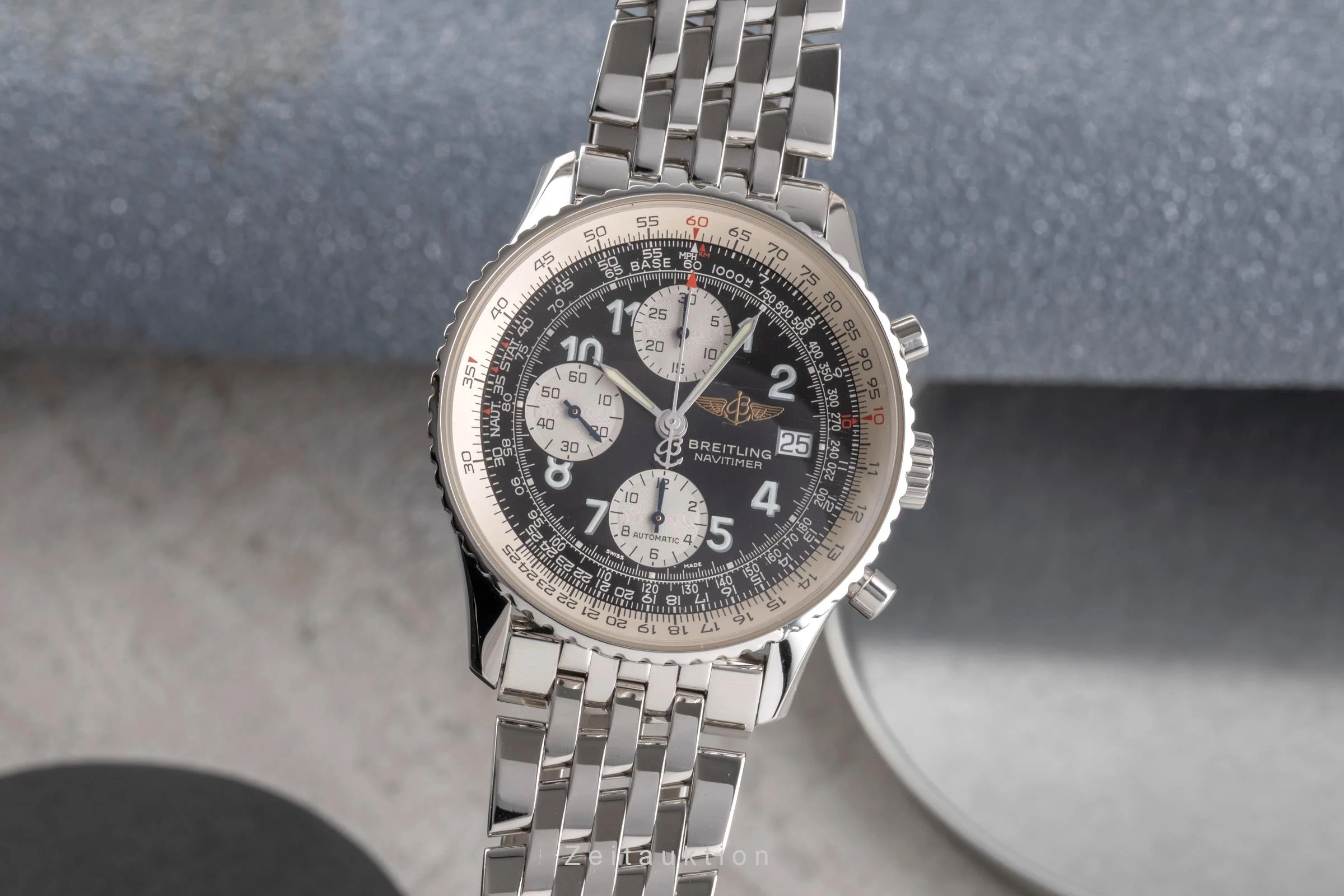 Breitling Old Navitimer chronograph steel automatic men's watch A13322  [2504712] - Image 2