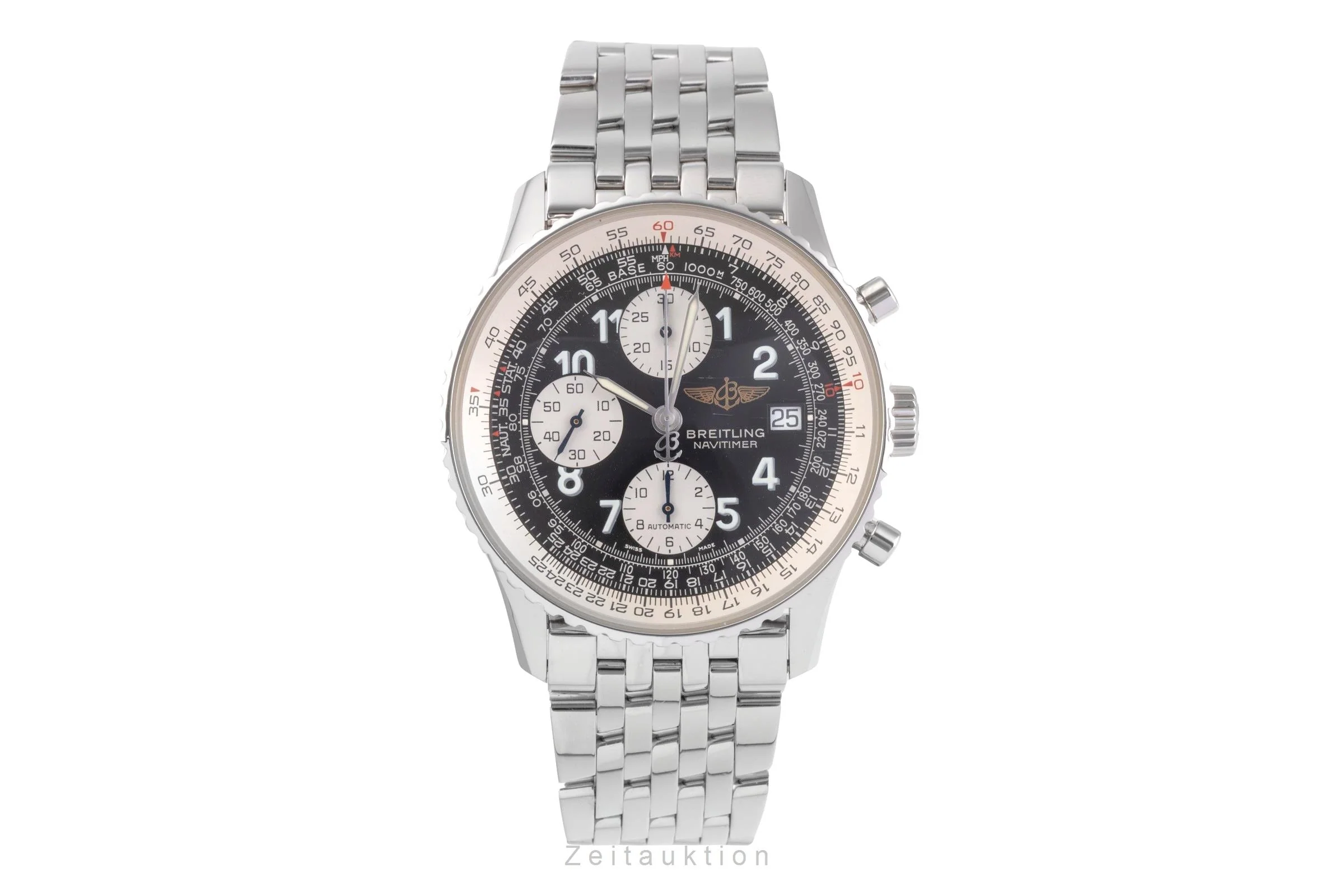 Breitling Old Navitimer chronograph steel automatic men's watch A13322  [2504712] - Image 5