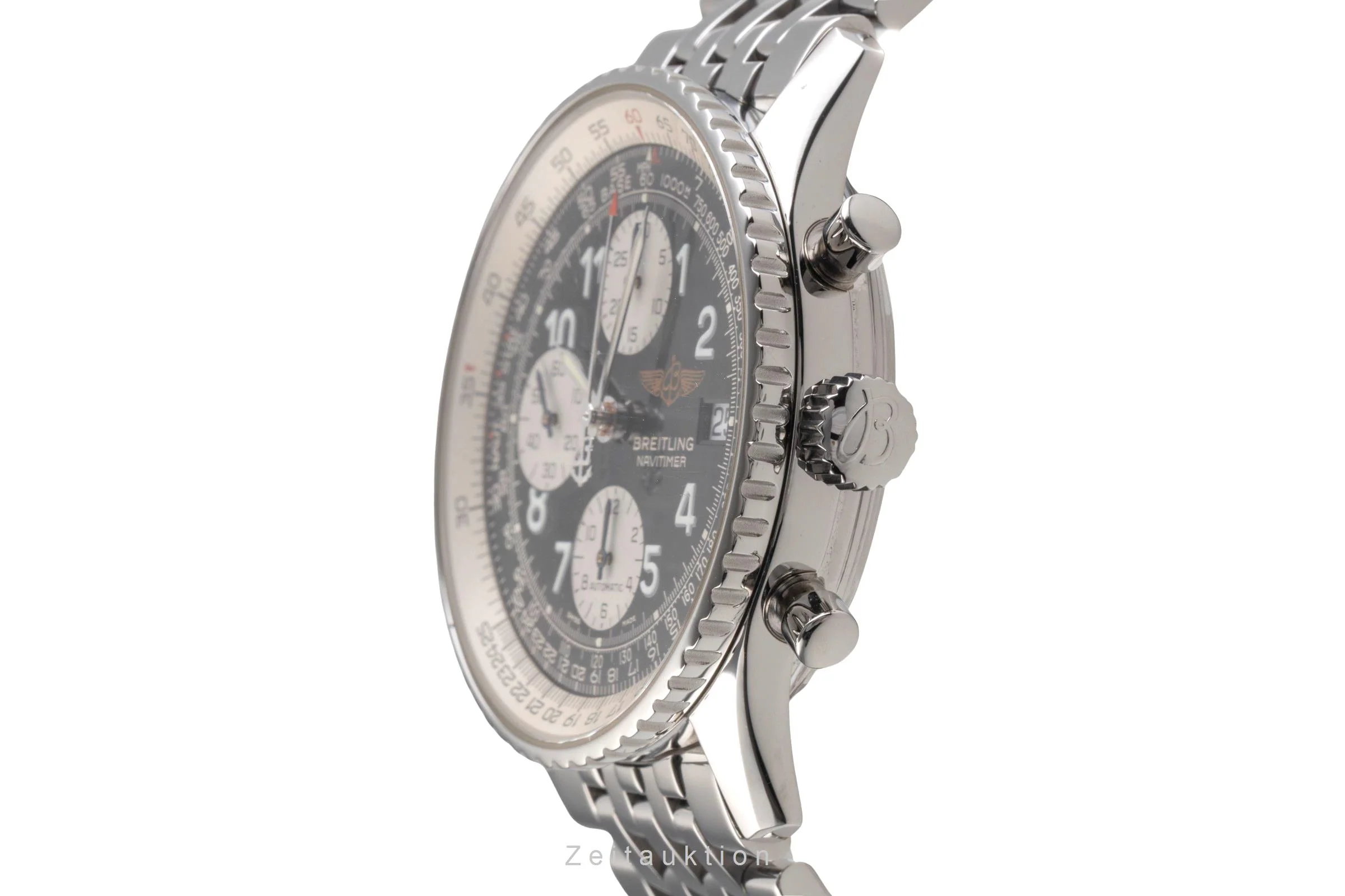 Breitling Old Navitimer chronograph steel automatic men's watch A13322  [2504712] - Image 7