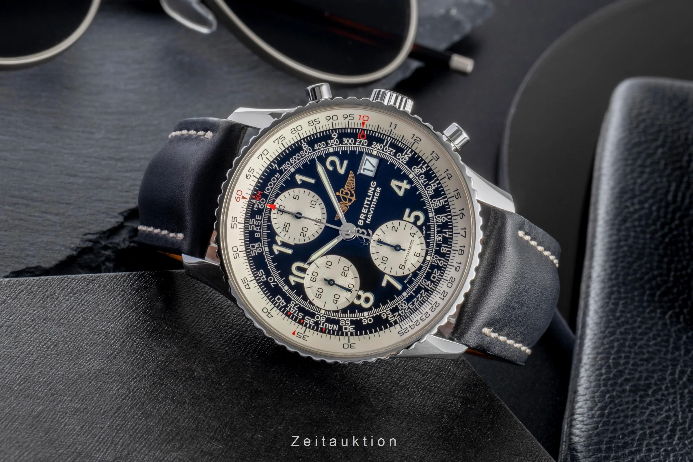 Breitling Old Navitimer chronograph steel automatic men's watch A13322  [2505796] - Image 3