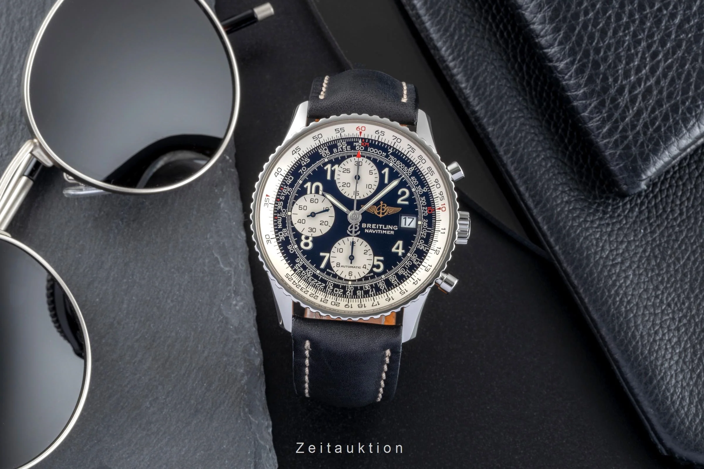 Breitling Old Navitimer chronograph steel automatic men's watch A13322  [2505796] - Image 4