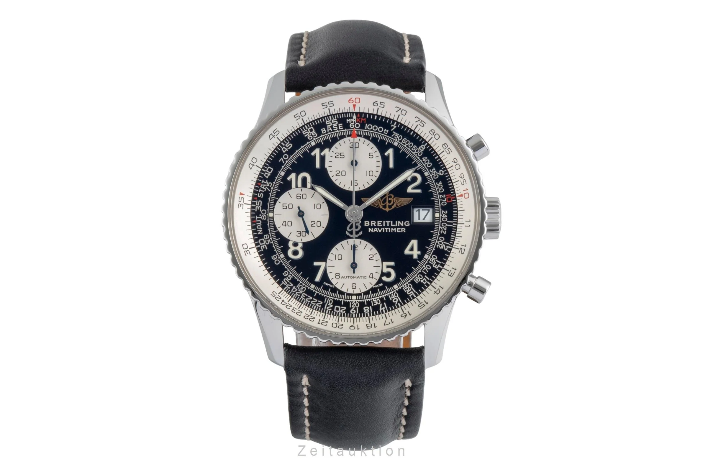 Breitling Old Navitimer chronograph steel automatic men's watch A13322  [2505796] - Image 5