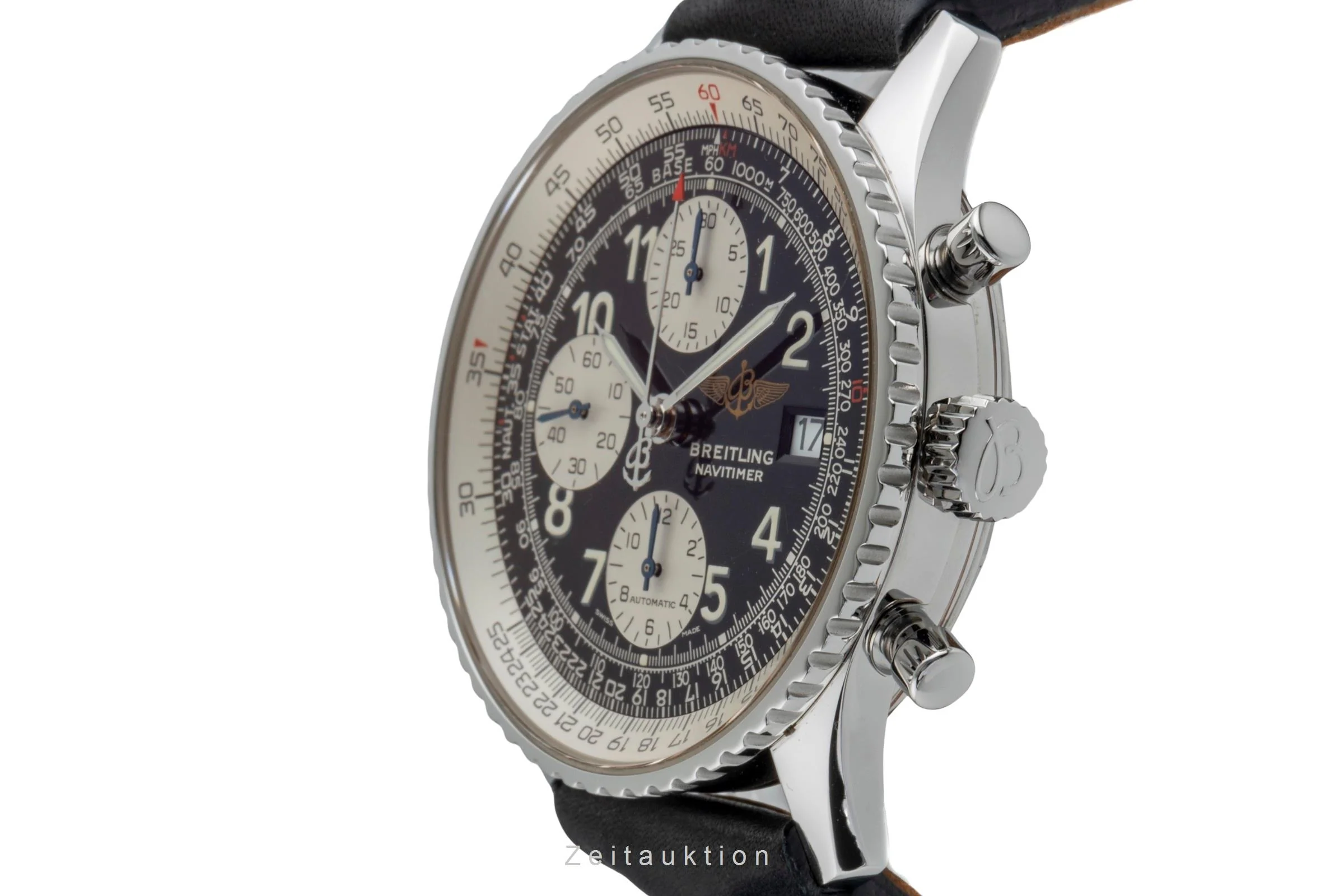 Breitling Old Navitimer chronograph steel automatic men's watch A13322  [2505796] - Image 7