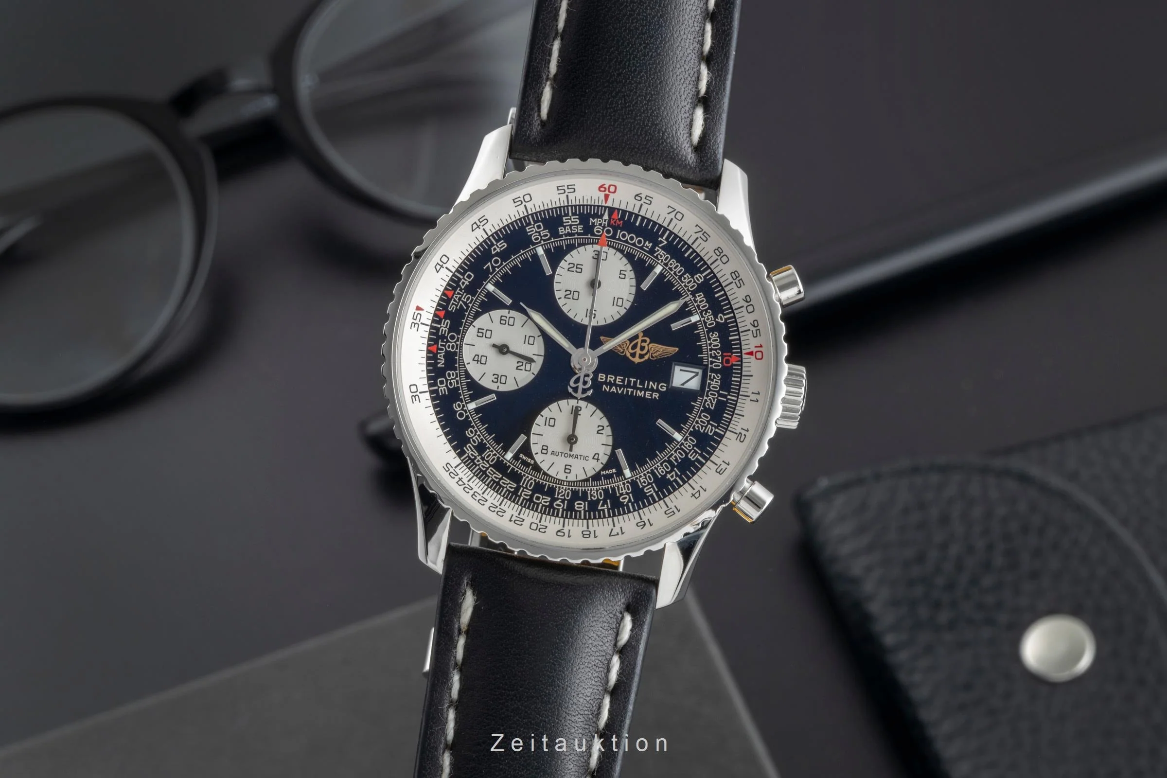 Breitling Old Navitimer chronograph steel automatic men's watch A13322  [2507065] - Image 2