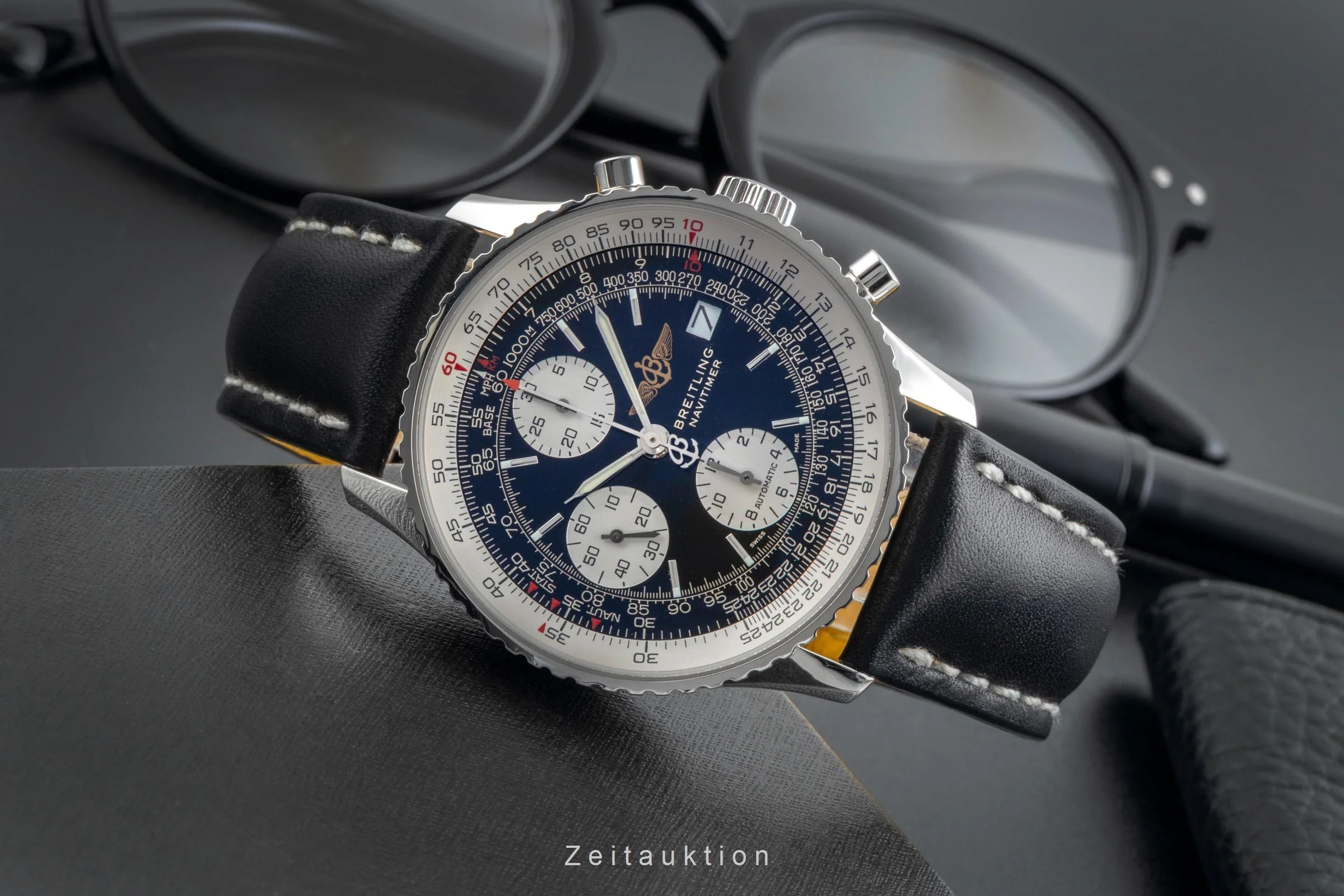 Breitling Old Navitimer chronograph steel automatic men's watch A13322  [2507065] - Image 3