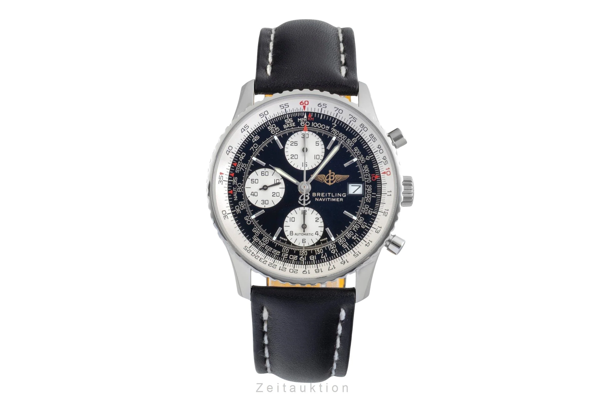 Breitling Old Navitimer chronograph steel automatic men's watch A13322  [2507065] - Image 5