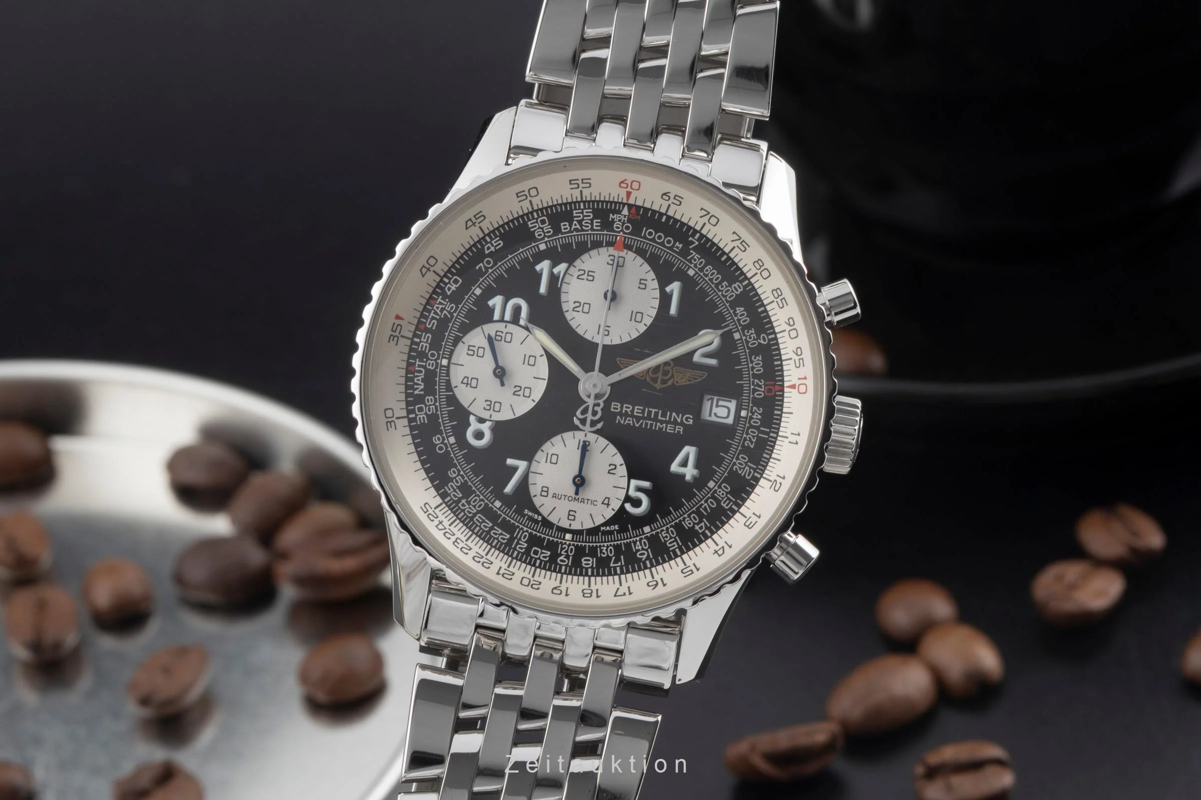 Breitling Old Navitimer chronograph steel automatic men's watch A13322 LP: 9850EUR  [2600482] - Image 2