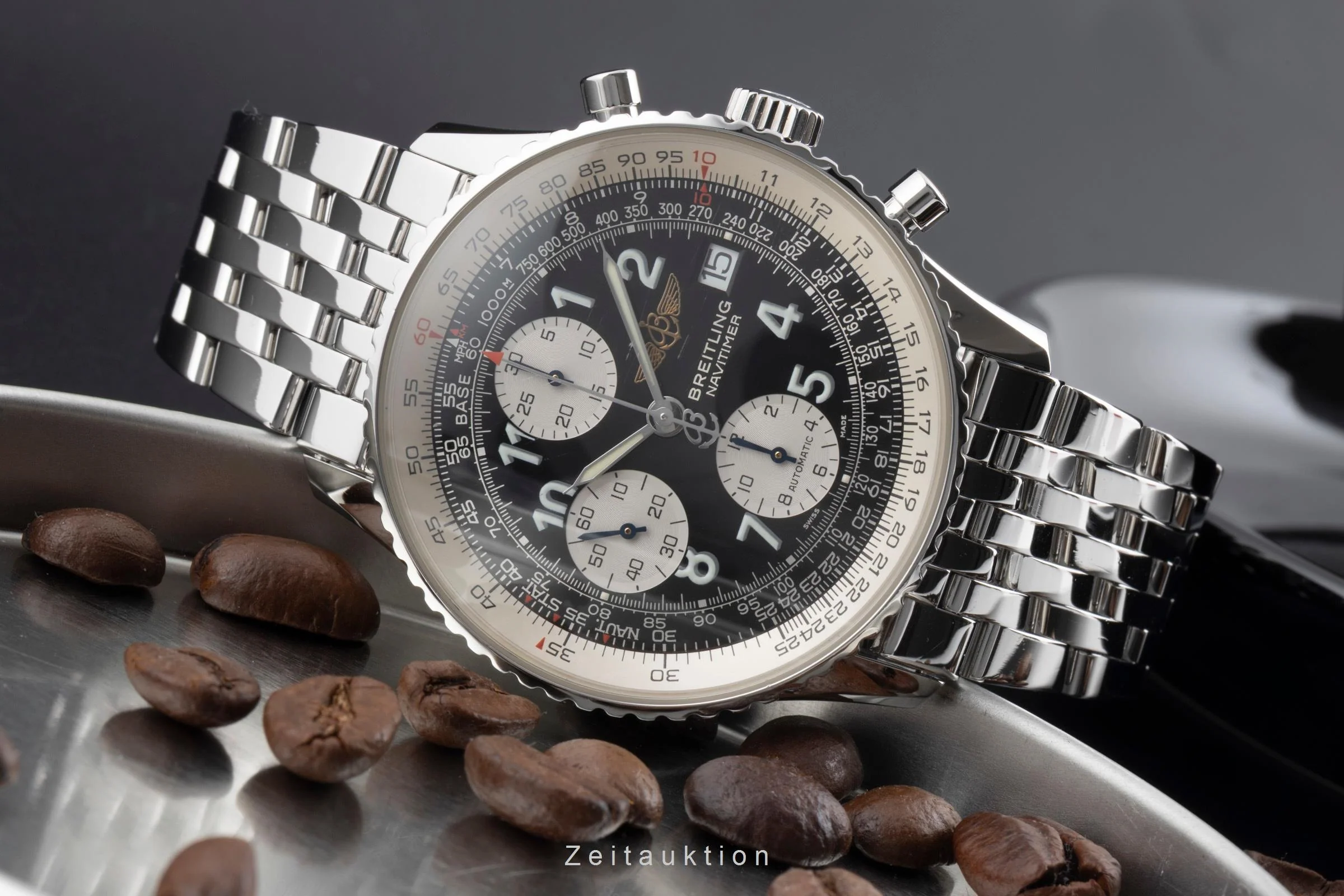 Breitling Old Navitimer chronograph steel automatic men's watch A13322 LP: 9850EUR  [2600482] - Image 3