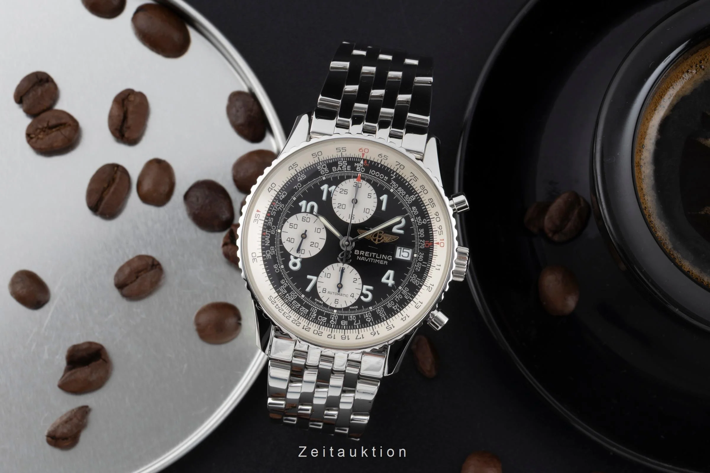 Breitling Old Navitimer chronograph steel automatic men's watch A13322 LP: 9850EUR  [2600482] - Image 4