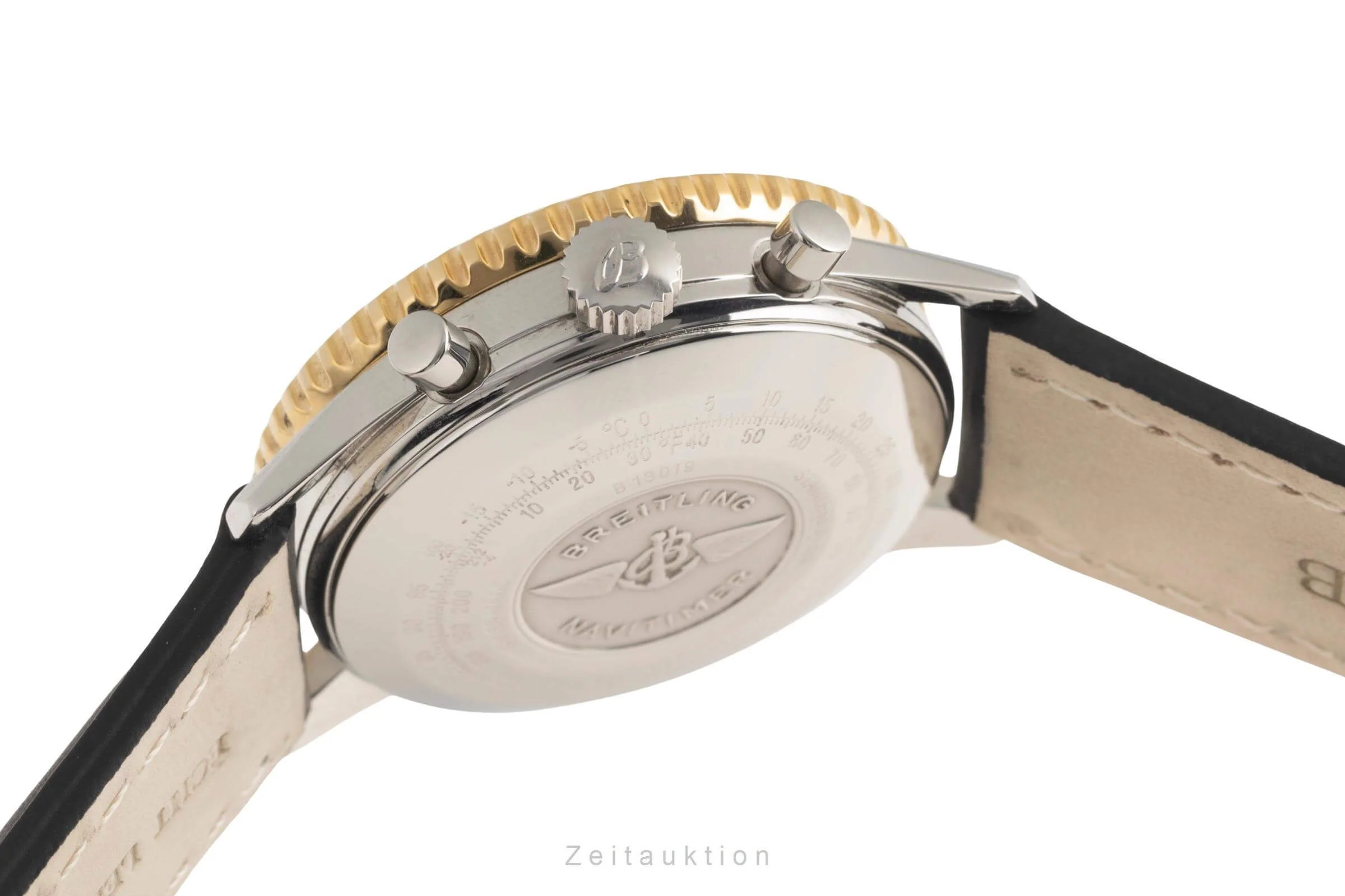 Breitling Old Navitimer chronograph steel / gold automatic men's watch B13019  [2501575] - Image 11