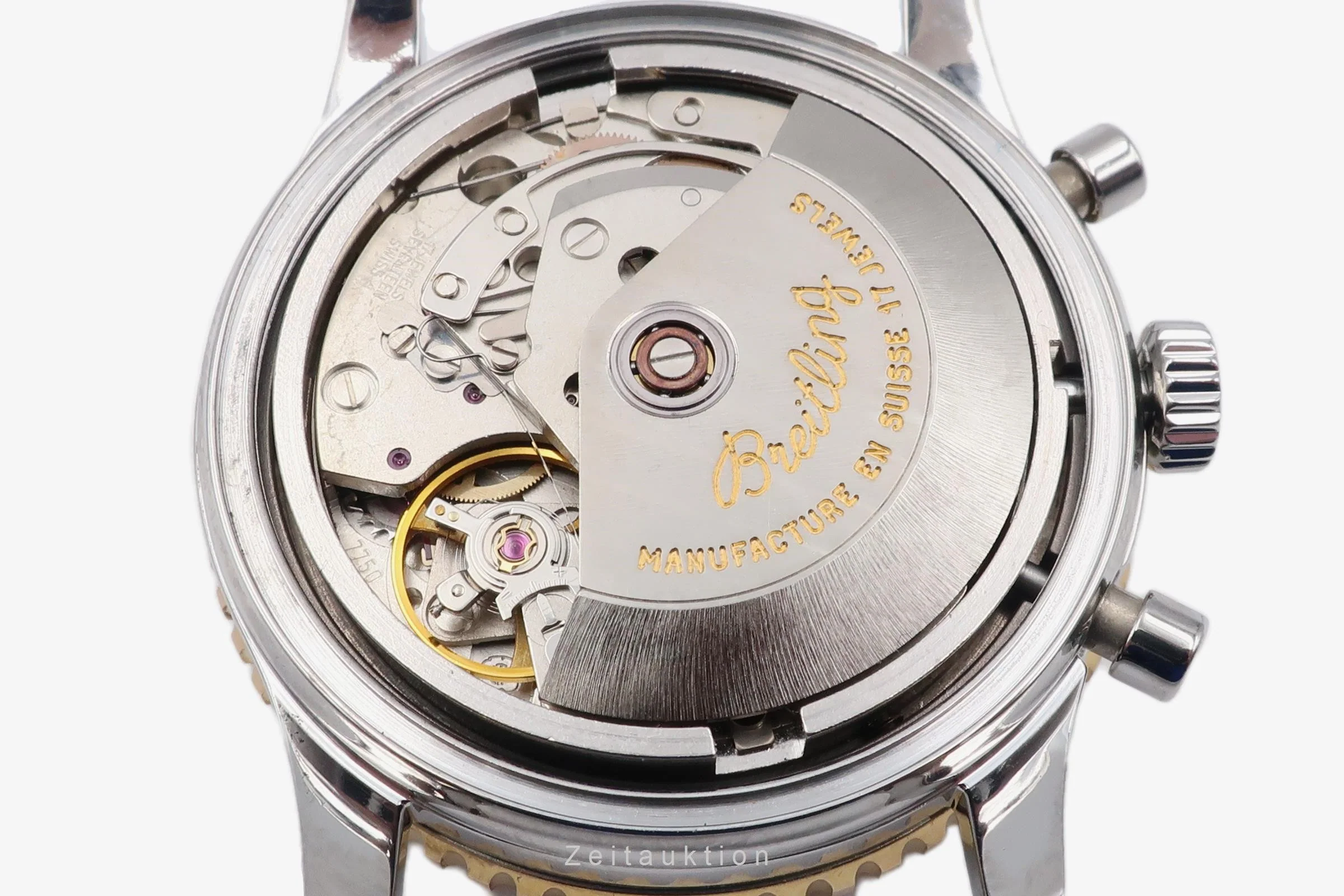 Breitling Old Navitimer chronograph steel / gold automatic men's watch D13022  [2304572] - Image 14