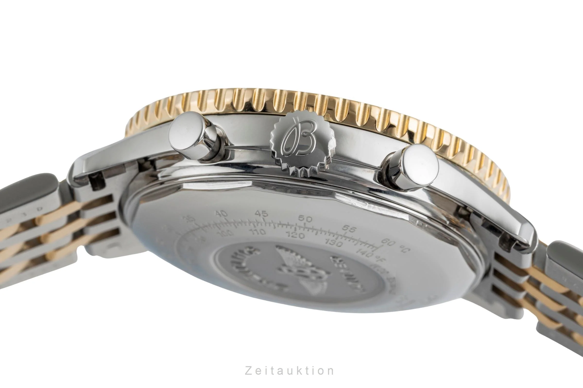 Breitling Old Navitimer chronograph steel / gold automatic men's watch D13022  [2504470] - Image 13