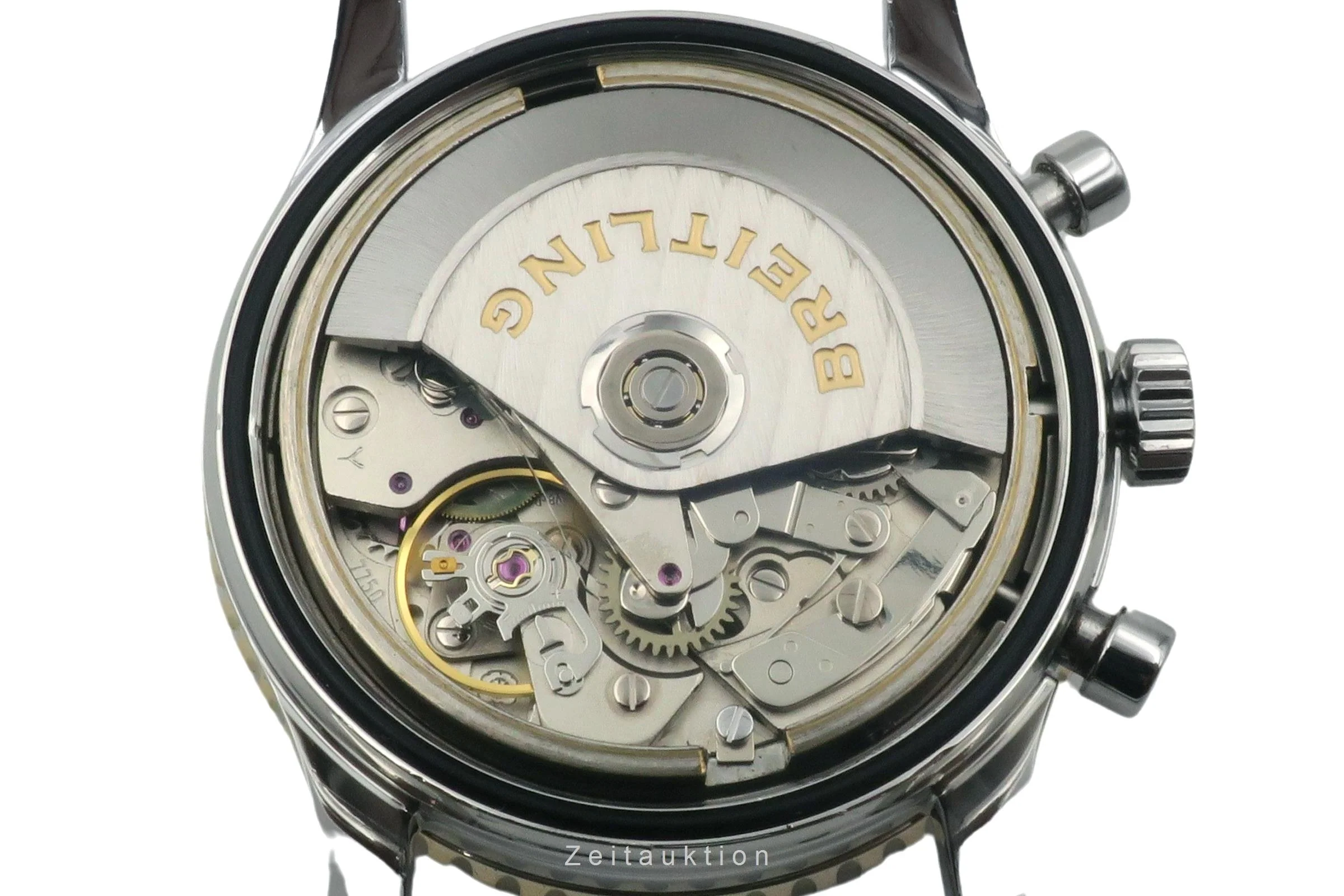 Breitling Old Navitimer chronograph steel / gold automatic men's watch D13022  [2504470] - Image 15