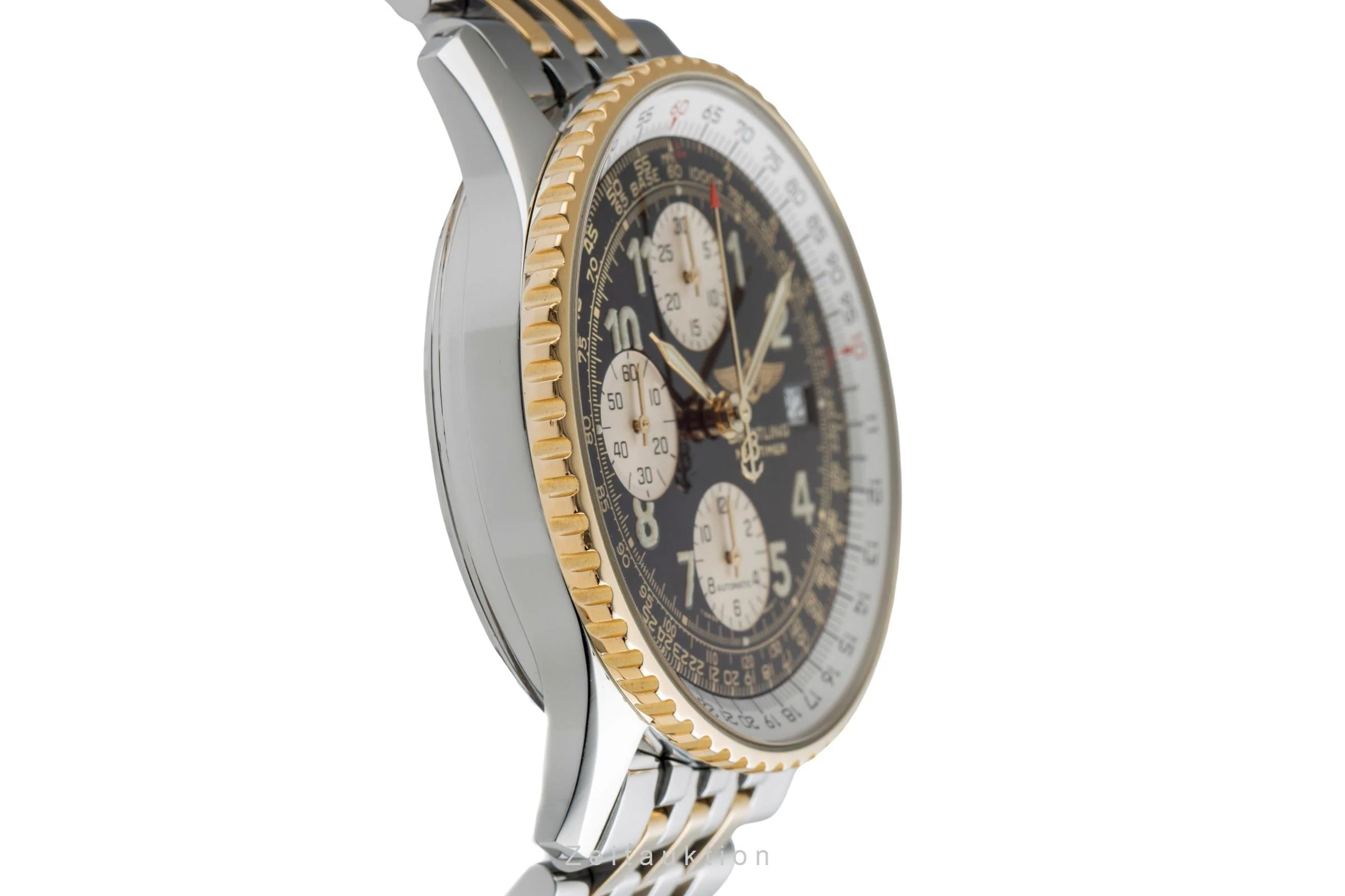 Breitling Old Navitimer chronograph steel / gold automatic men's watch D13022  [2504470] - Image 8