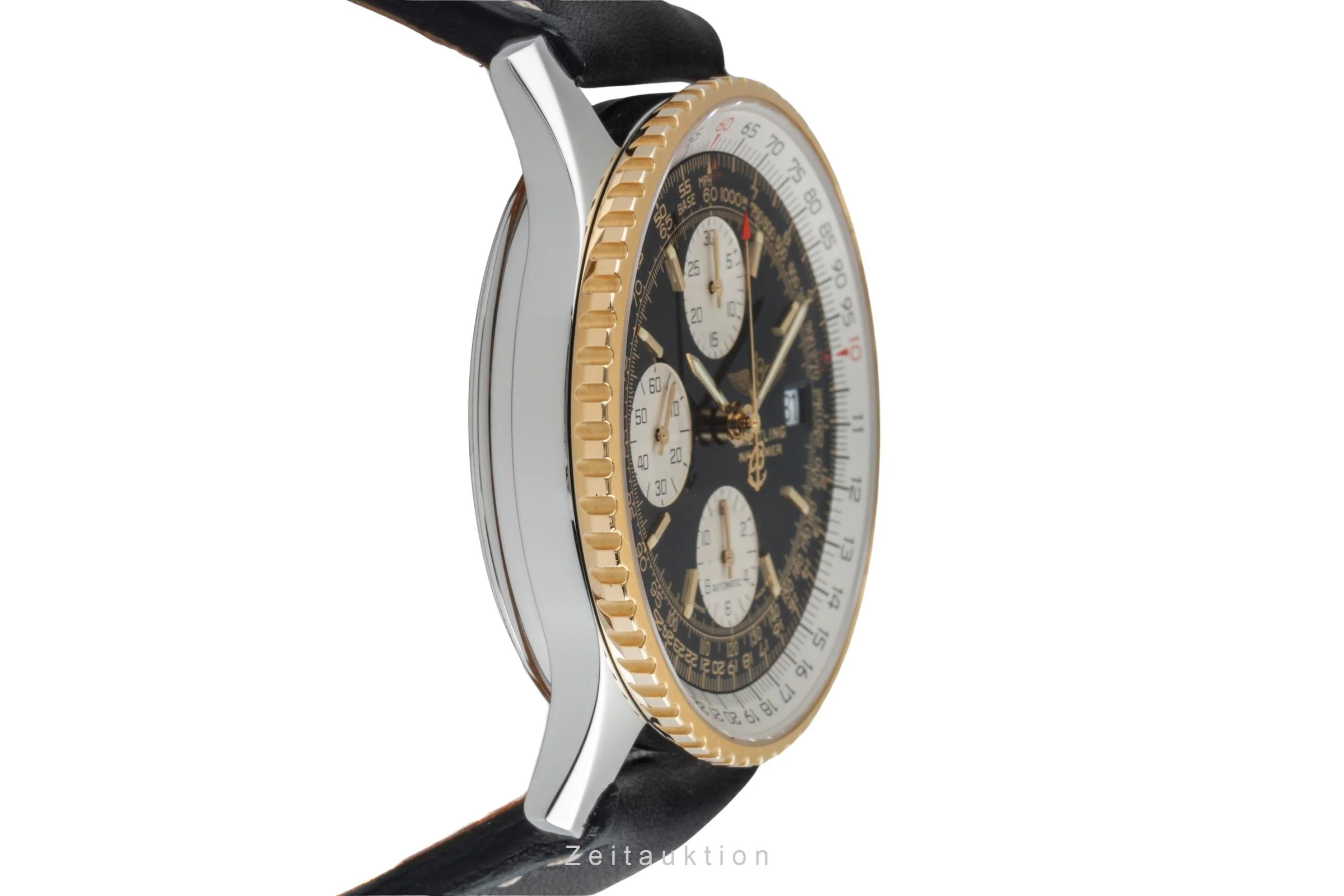 Breitling Old Navitimer chronograph steel / gold automatic men's watch D13022  [2507019] - Image 8