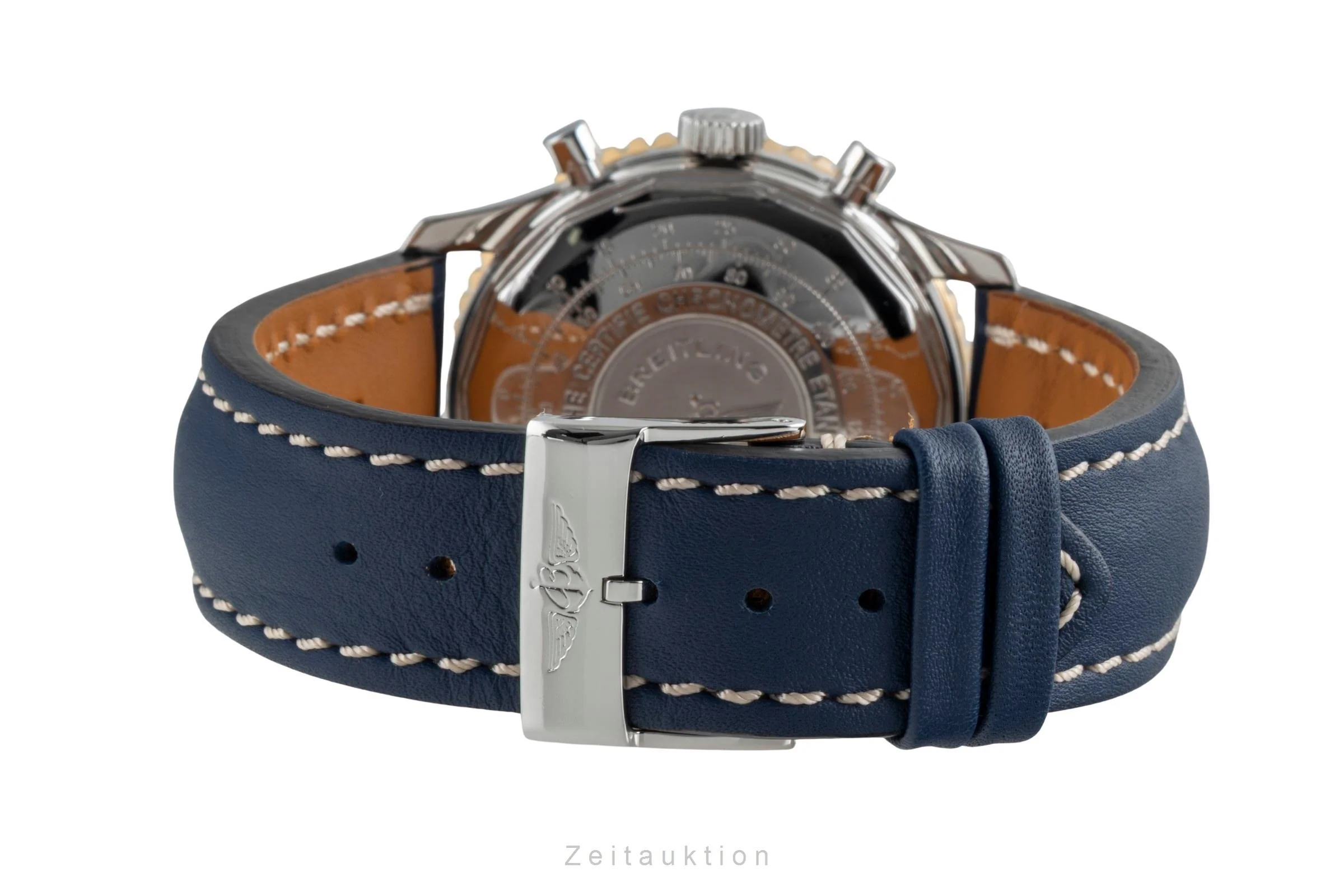 Breitling Old Navitimer chronograph steel / gold automatic men's watch D13322  [2506991] - Image 13