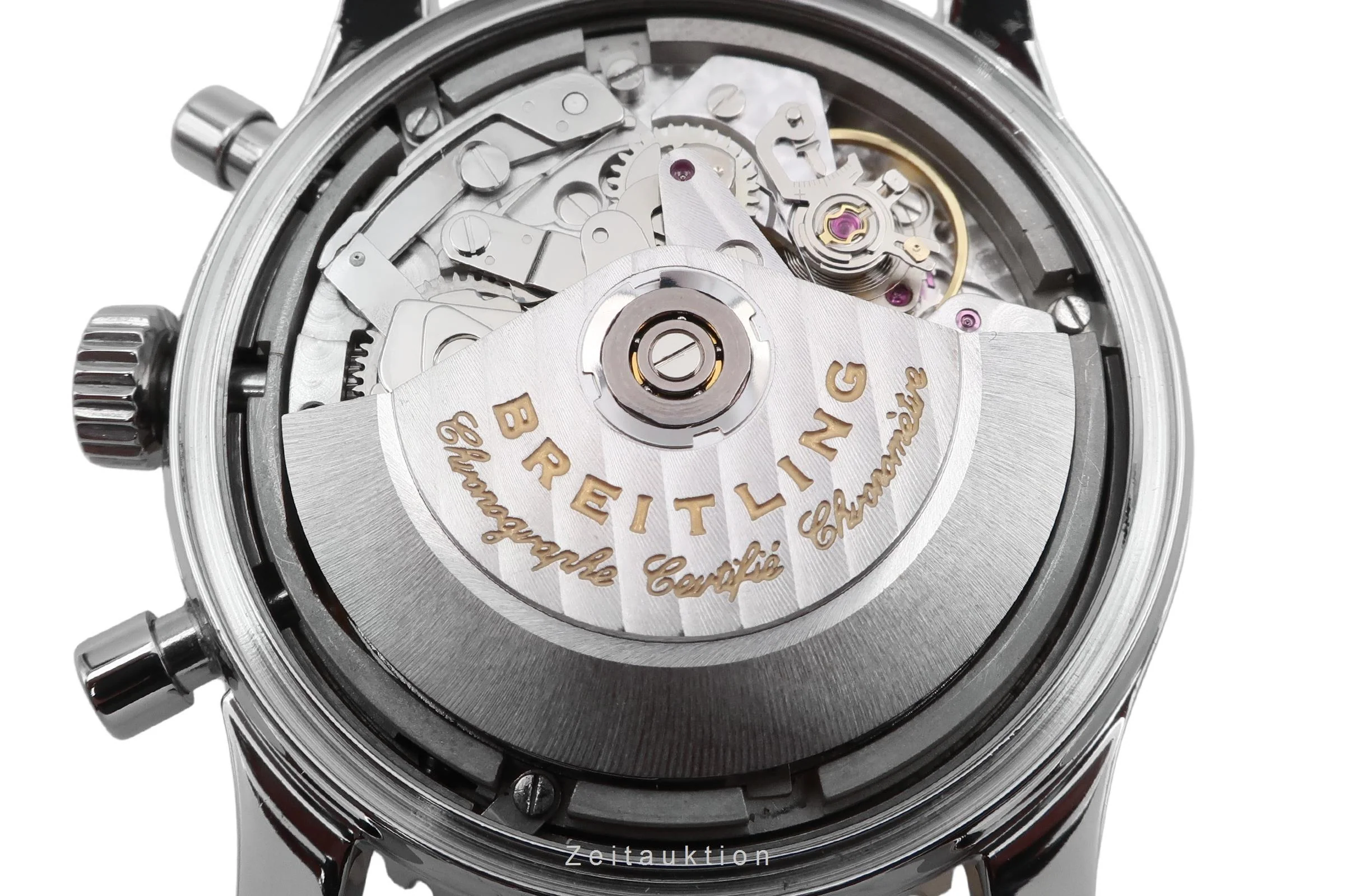 Breitling Old Navitimer chronograph steel / gold automatic men's watch D13322  [2506991] - Image 14