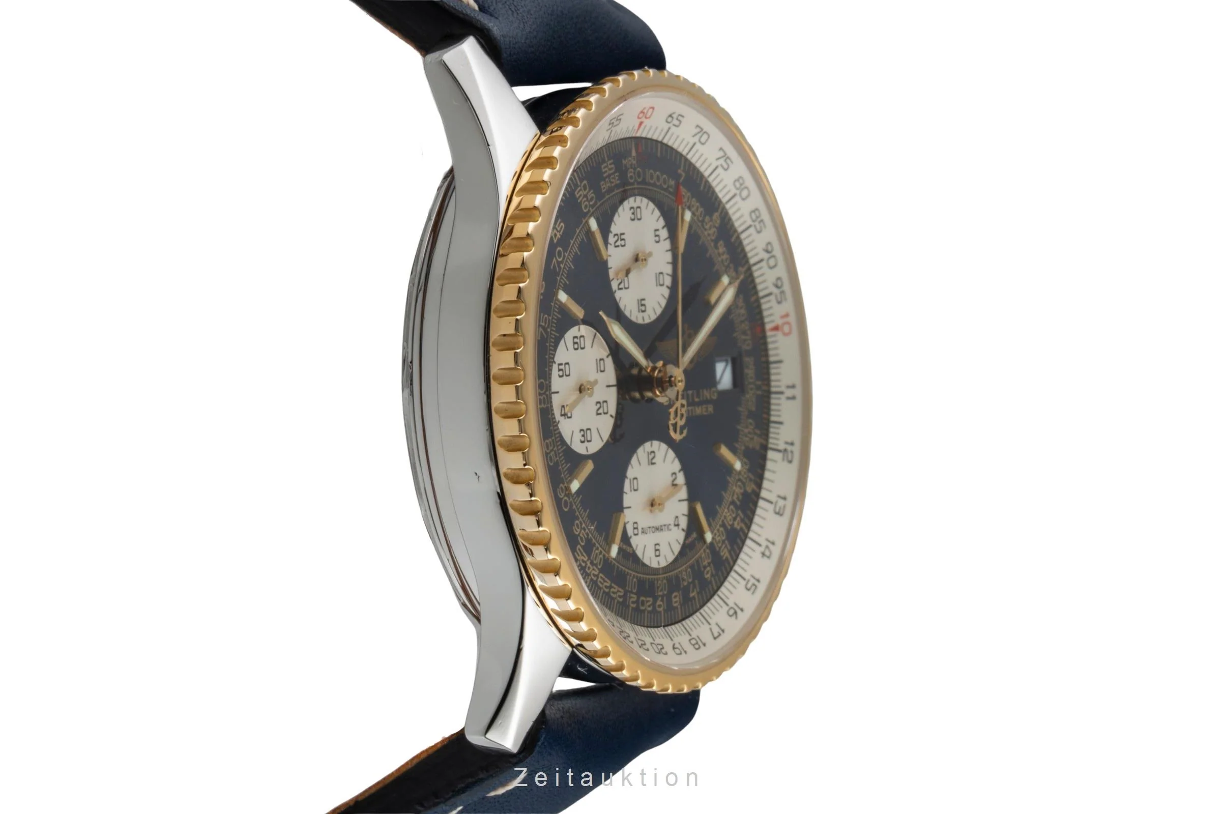 Breitling Old Navitimer chronograph steel / gold automatic men's watch D13322  [2506991] - Image 8