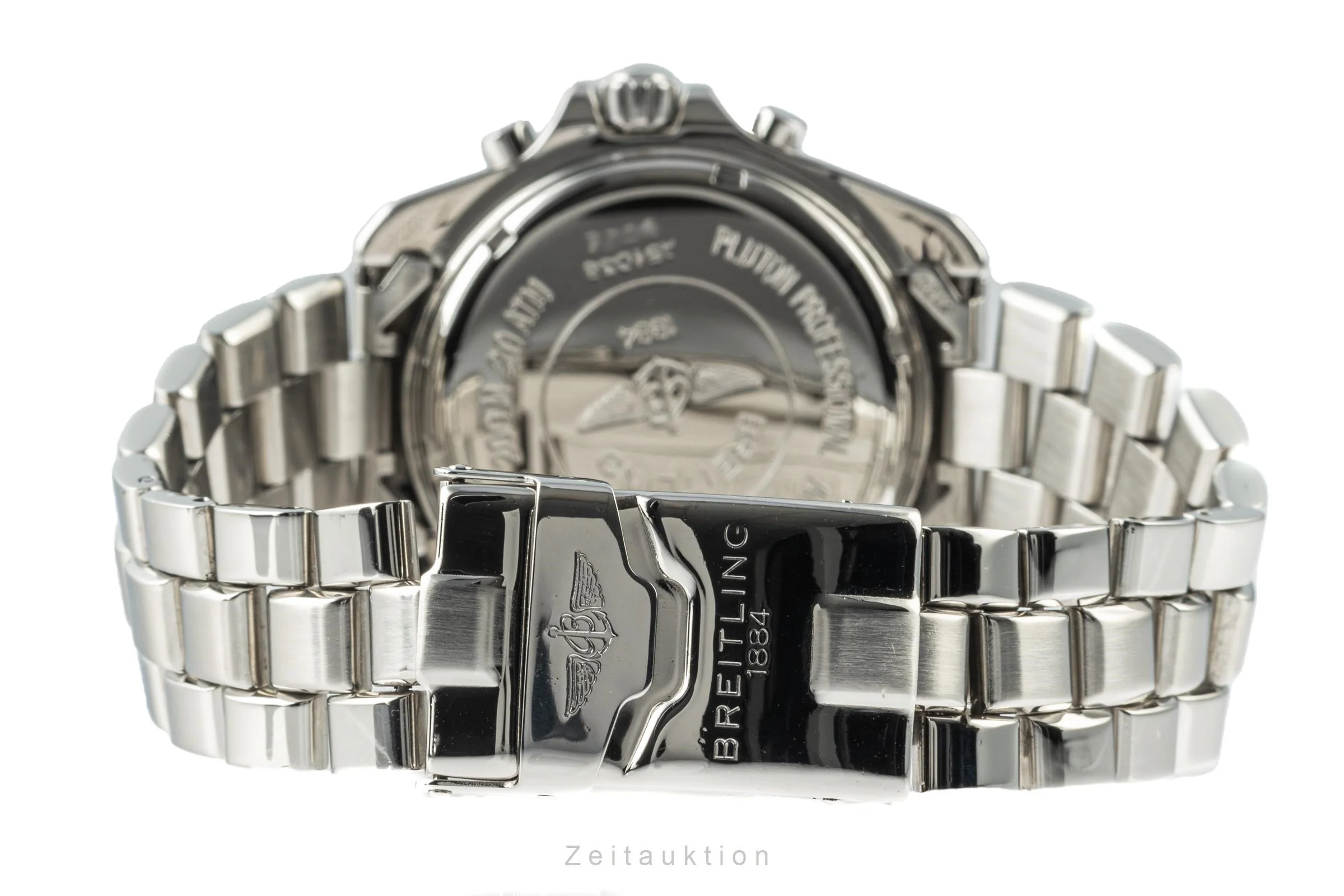 Breitling Pluton chronograph steel quartz men's watch A51038  [2206976] - Image 11