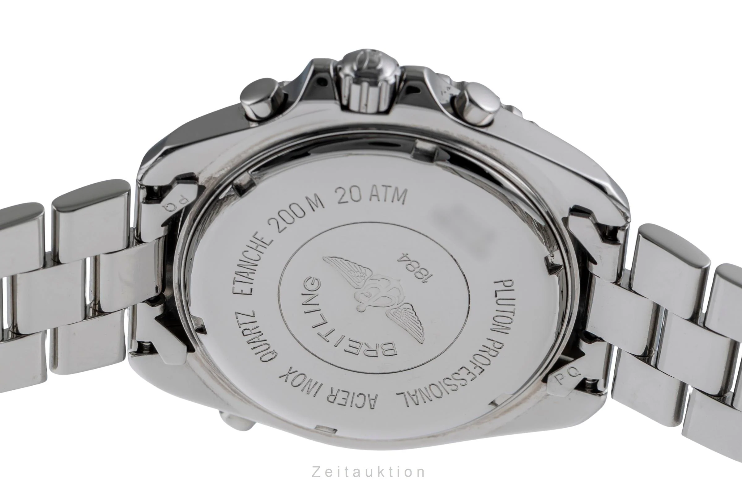 Breitling Pluton chronograph steel quartz men's watch A51038  [2502555] - Image 11