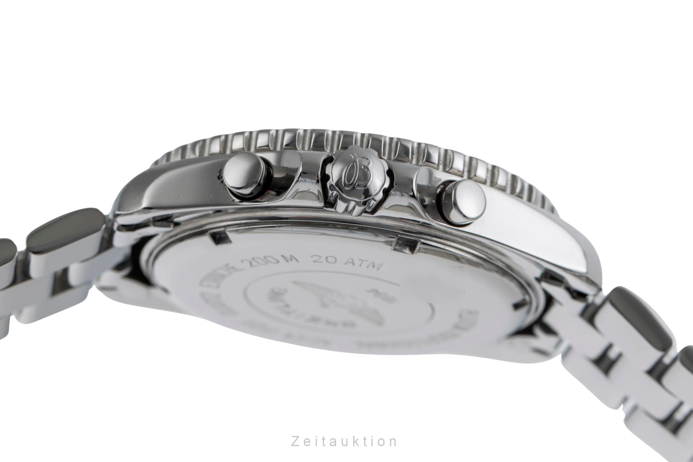 Breitling Pluton chronograph steel quartz men's watch A51038  [2502555] - Image 12