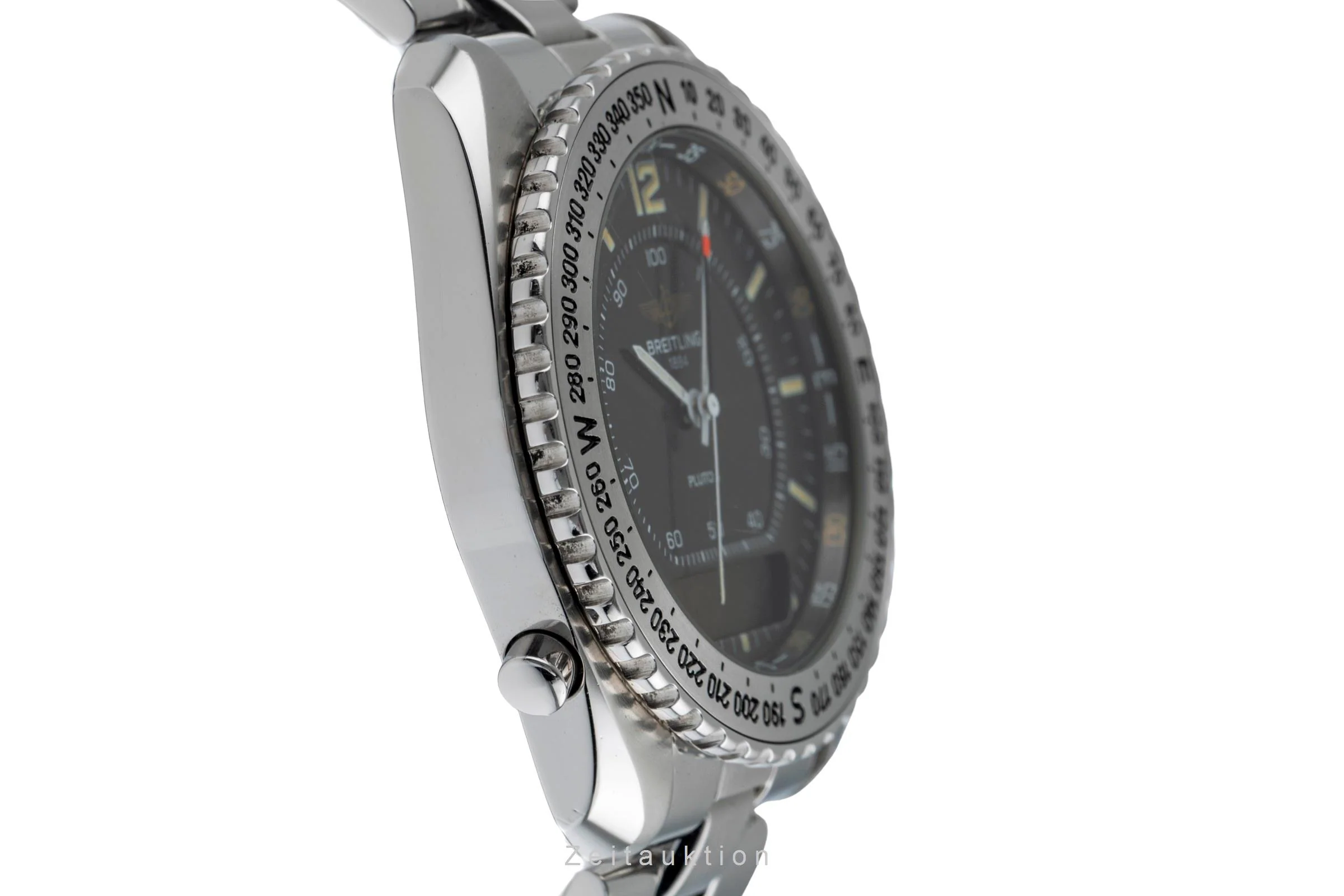 Breitling Pluton chronograph steel quartz men's watch A51038  [2502555] - Image 8