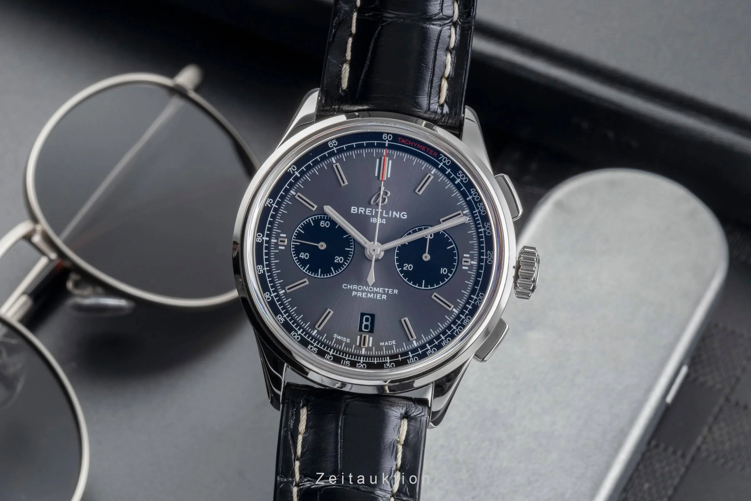 Breitling Premier chronograph steel automatic men's watch AB0118  [2501748] - Image 2