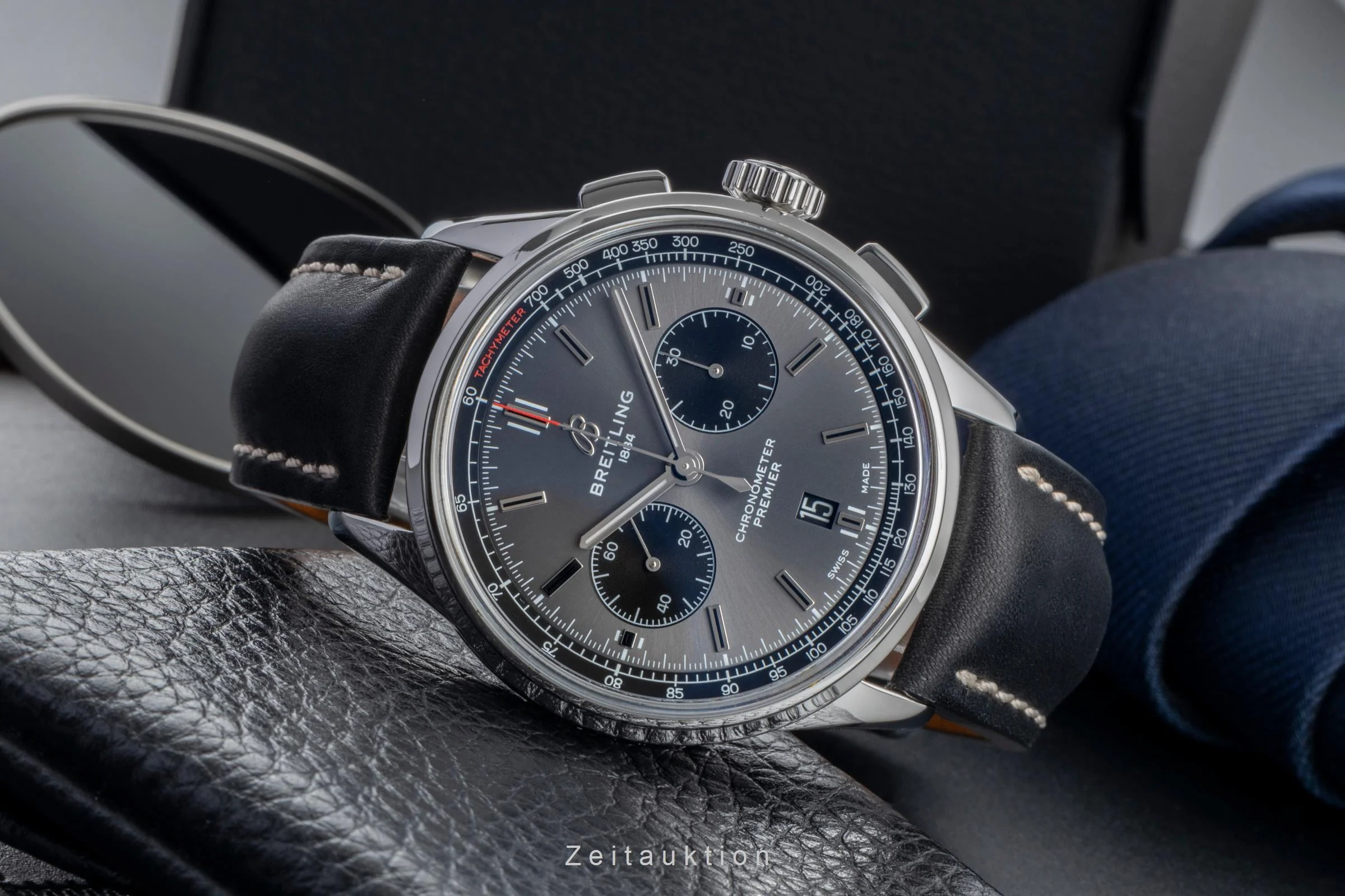 Breitling Premier chronograph steel automatic men's watch AB0118221B1P1 LP: 9050EUR  [2505918] - Image 3