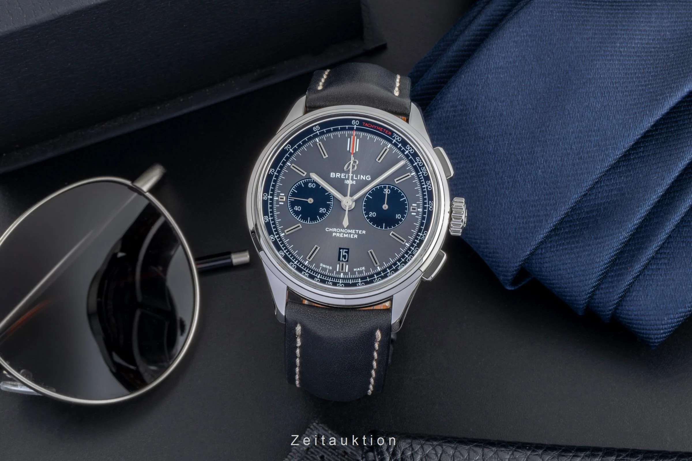 Breitling Premier chronograph steel automatic men's watch AB0118221B1P1 LP: 9050EUR  [2505918] - Image 4