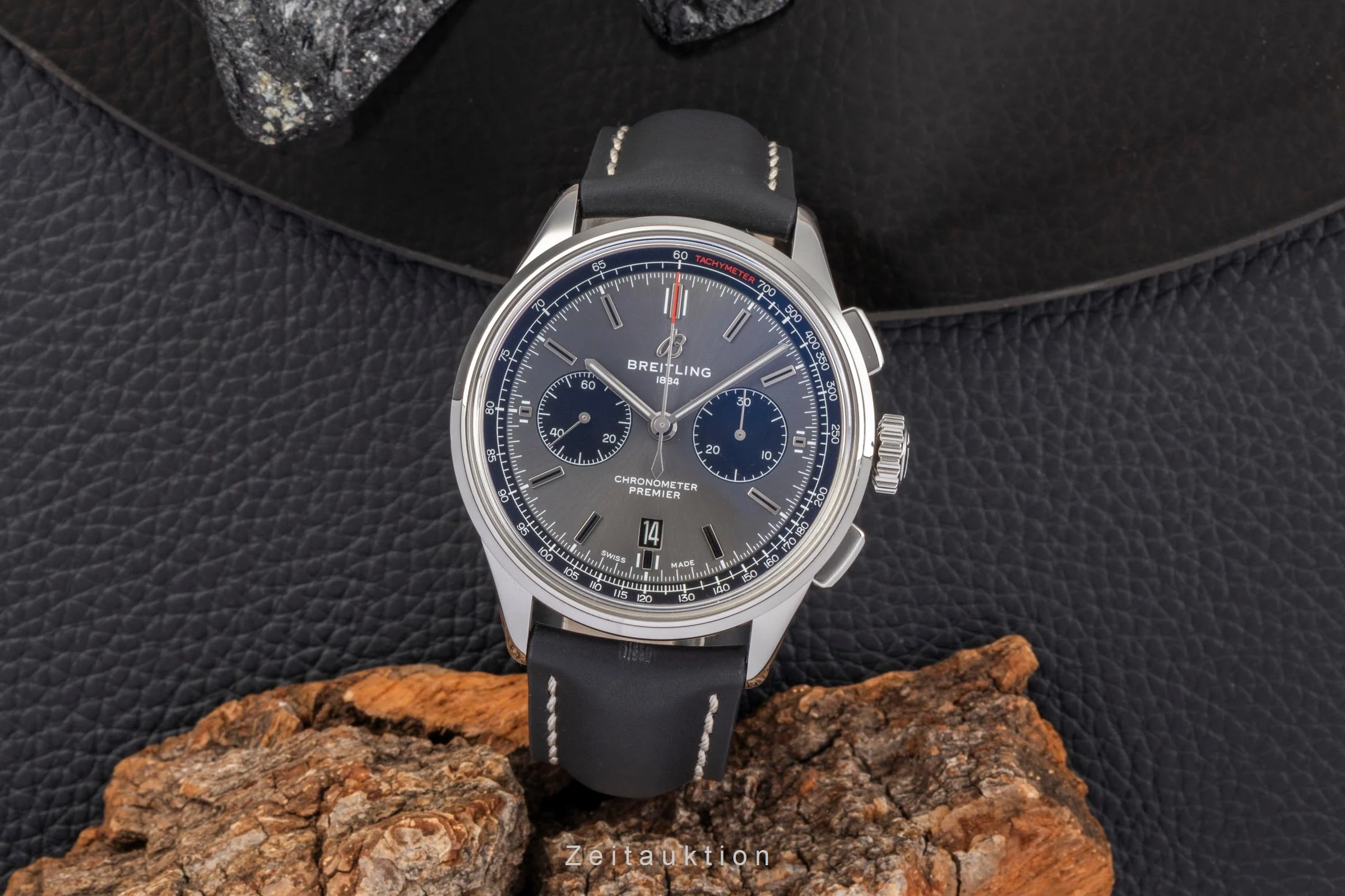 Breitling Premier chronograph steel automatic men's watch AB0118221B1X1 LP: 8450EUR  [2503018] - Image 4