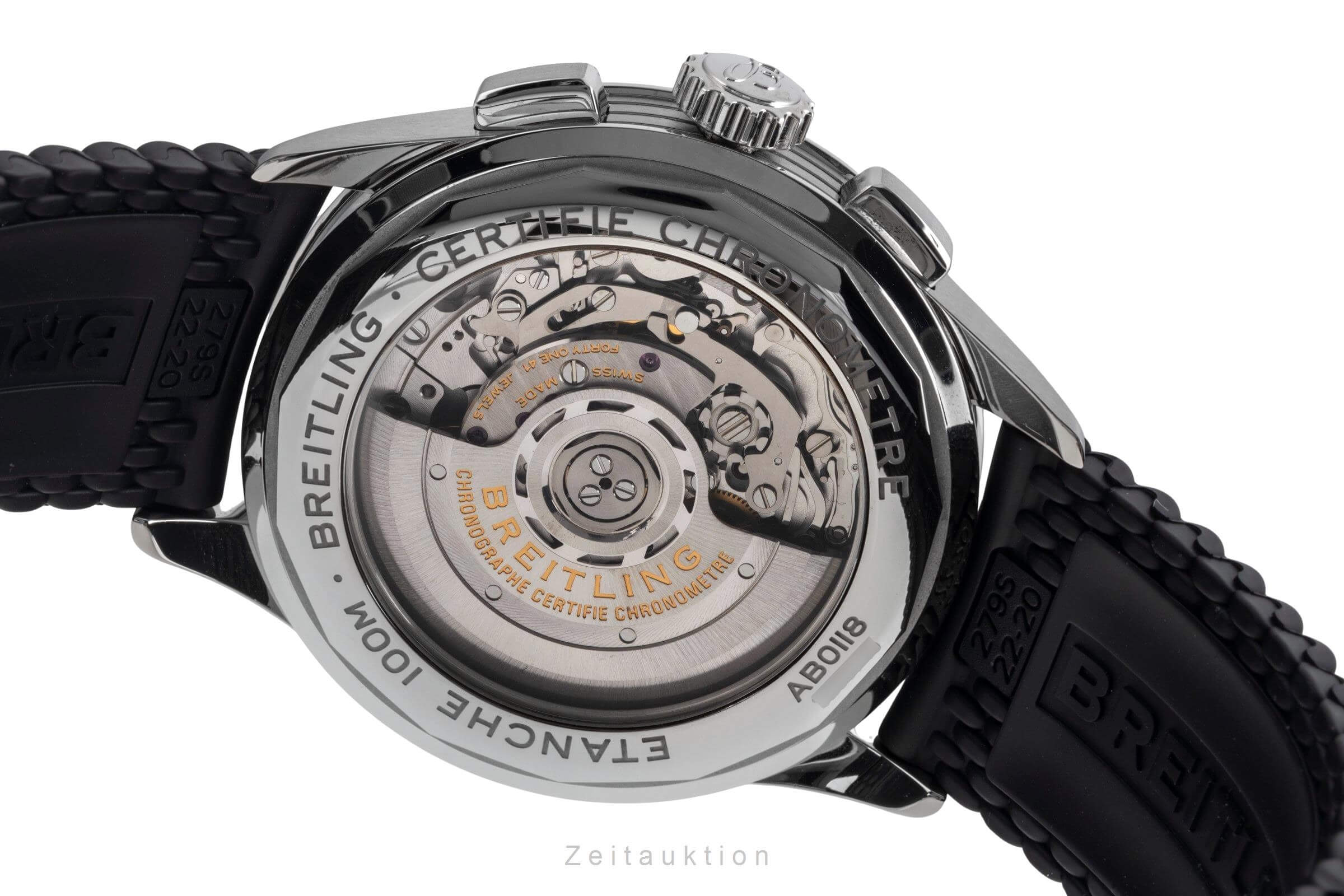 Breitling Premier chronograph steel automatic men's watch AB0118221G1P1 LP: 8050EUR  [2502060] - Image 11