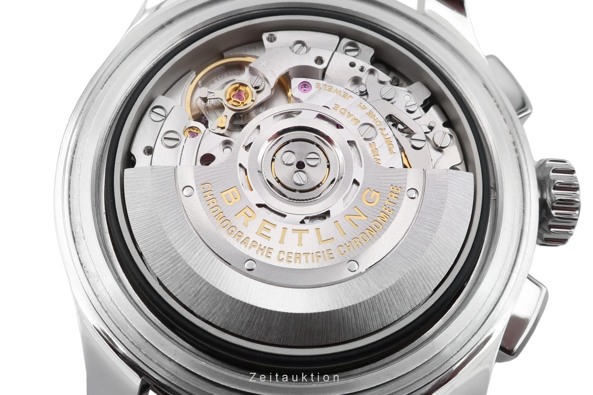 Breitling Premier chronograph steel automatic men's watch AB0118221G1P2 LP: 8750EUR  [2506410] - Image 14