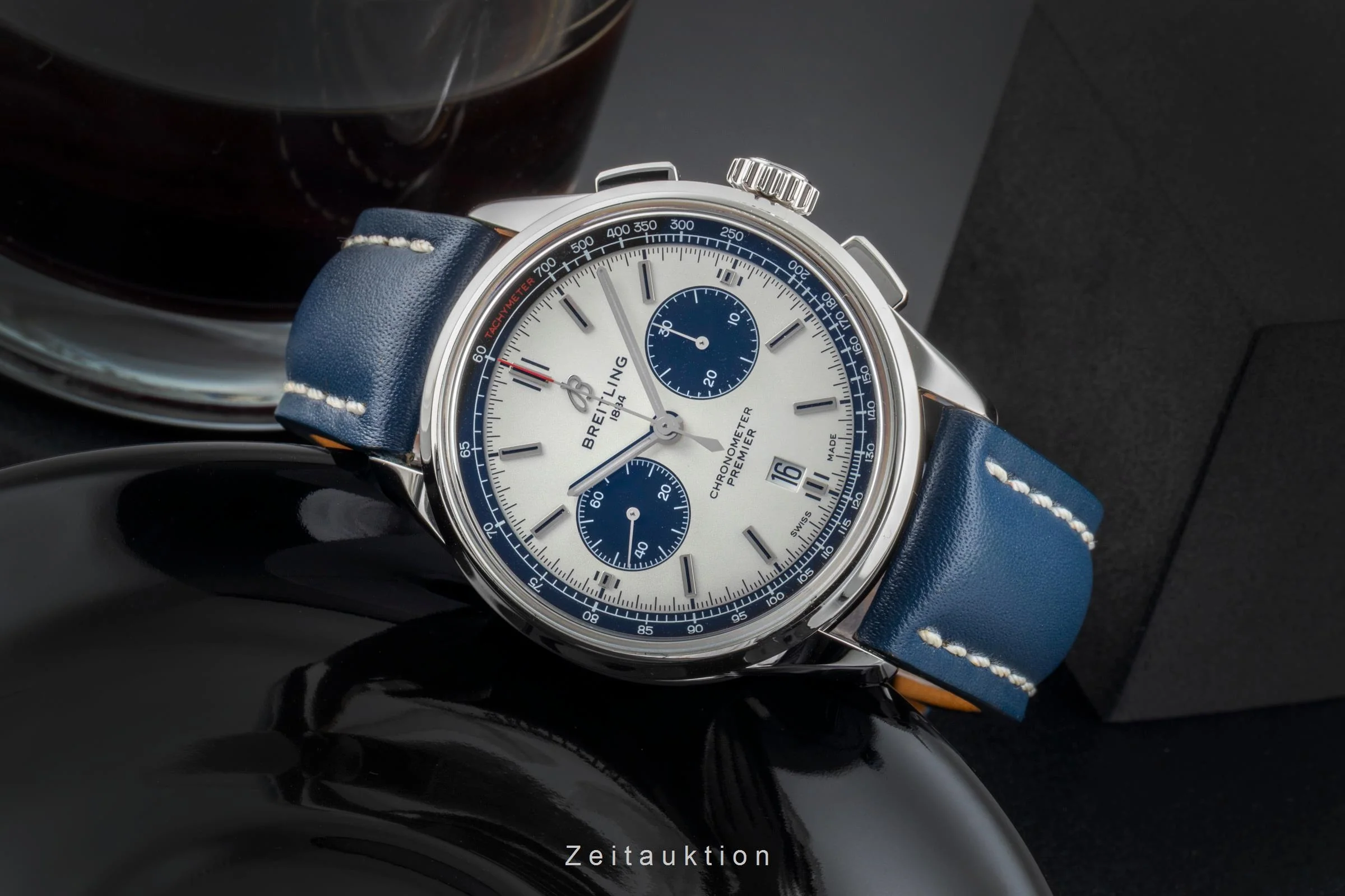 Breitling Premier chronograph steel automatic men's watch AB0118221G1P2 LP: 8750EUR  [2506410] - Image 3