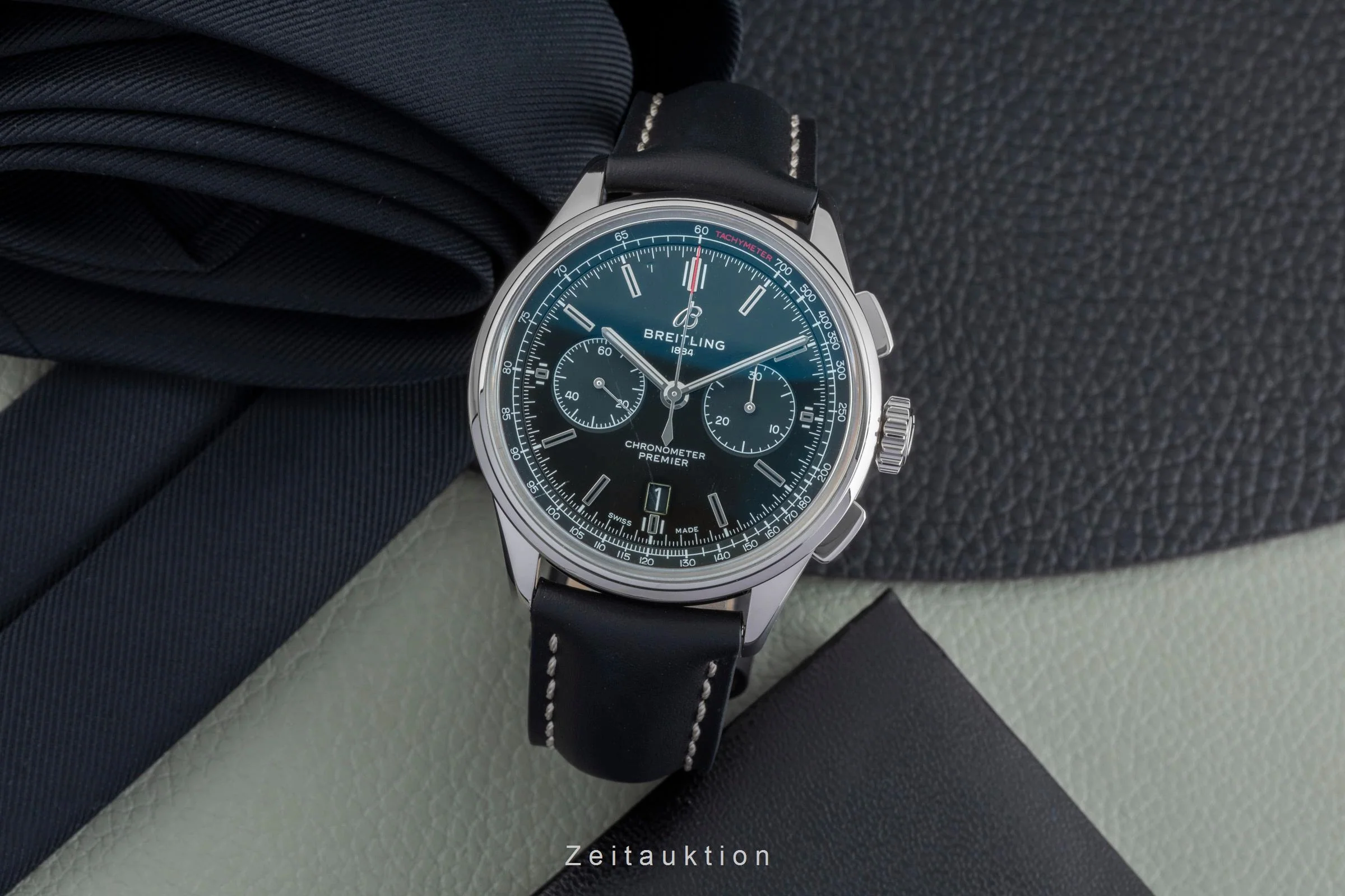 Breitling Premier chronograph steel automatic men's watch AB0118A11L1X1  [2501027] - Image 4