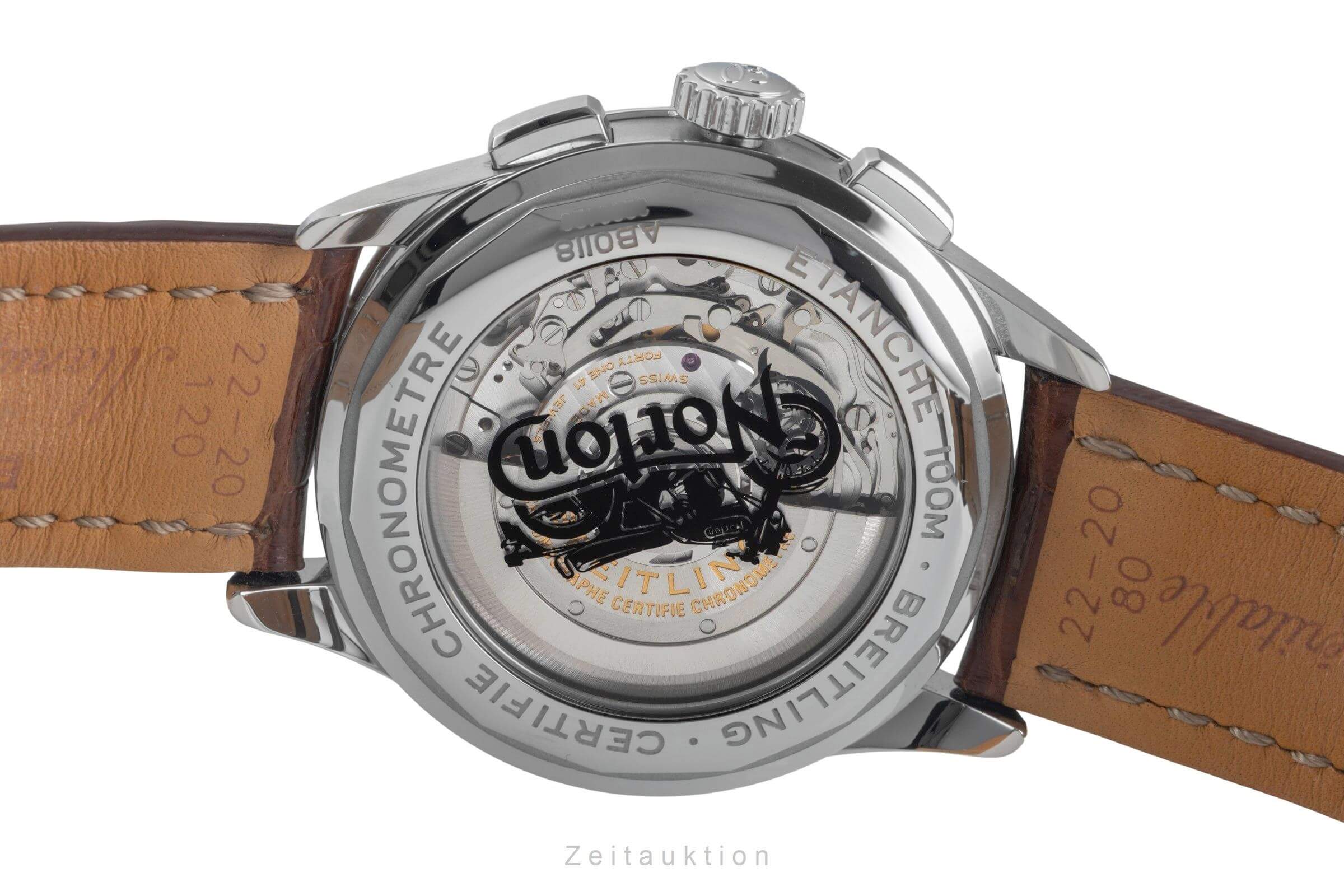 Breitling Premier chronograph steel automatic men's watch AB0118A21B1X2 LP: 8850EUR  [2501029] - Image 11