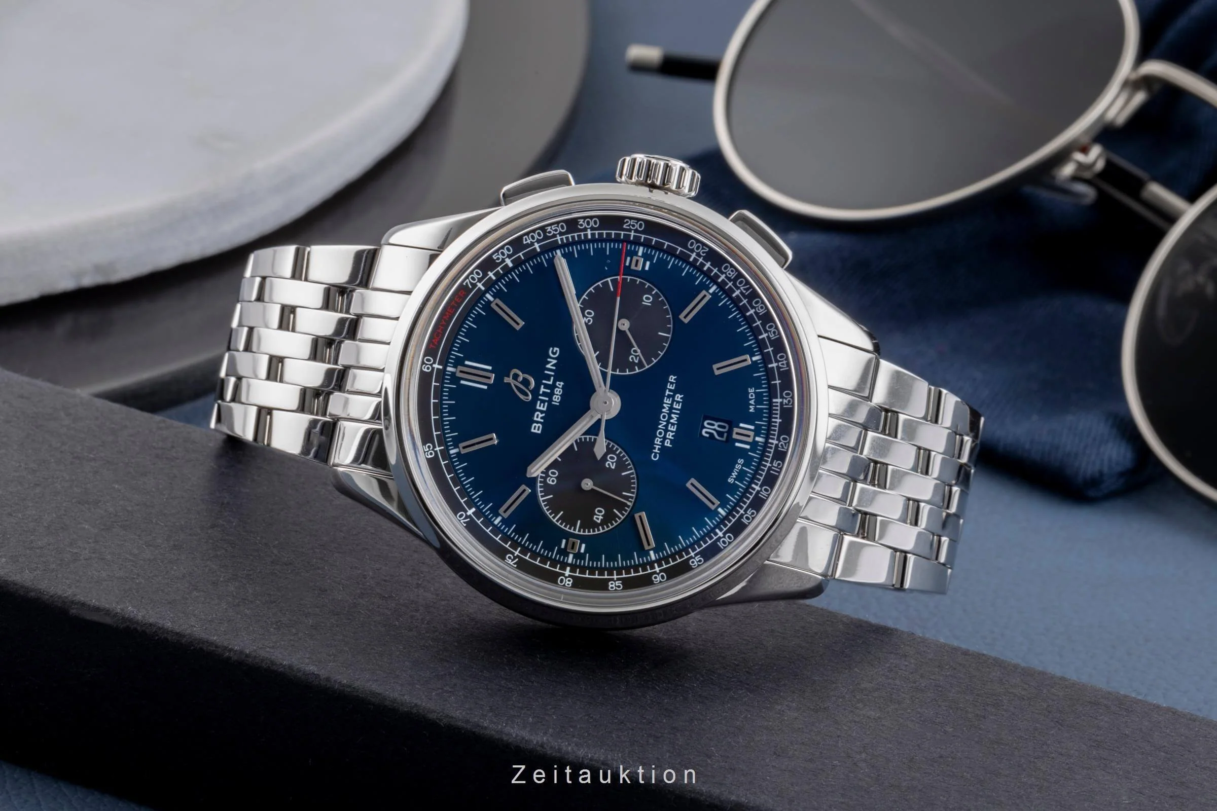 Breitling Premier chronograph steel automatic men's watch AB0118A61C1X1 LP: 8700EUR  [2501028] - Image 3