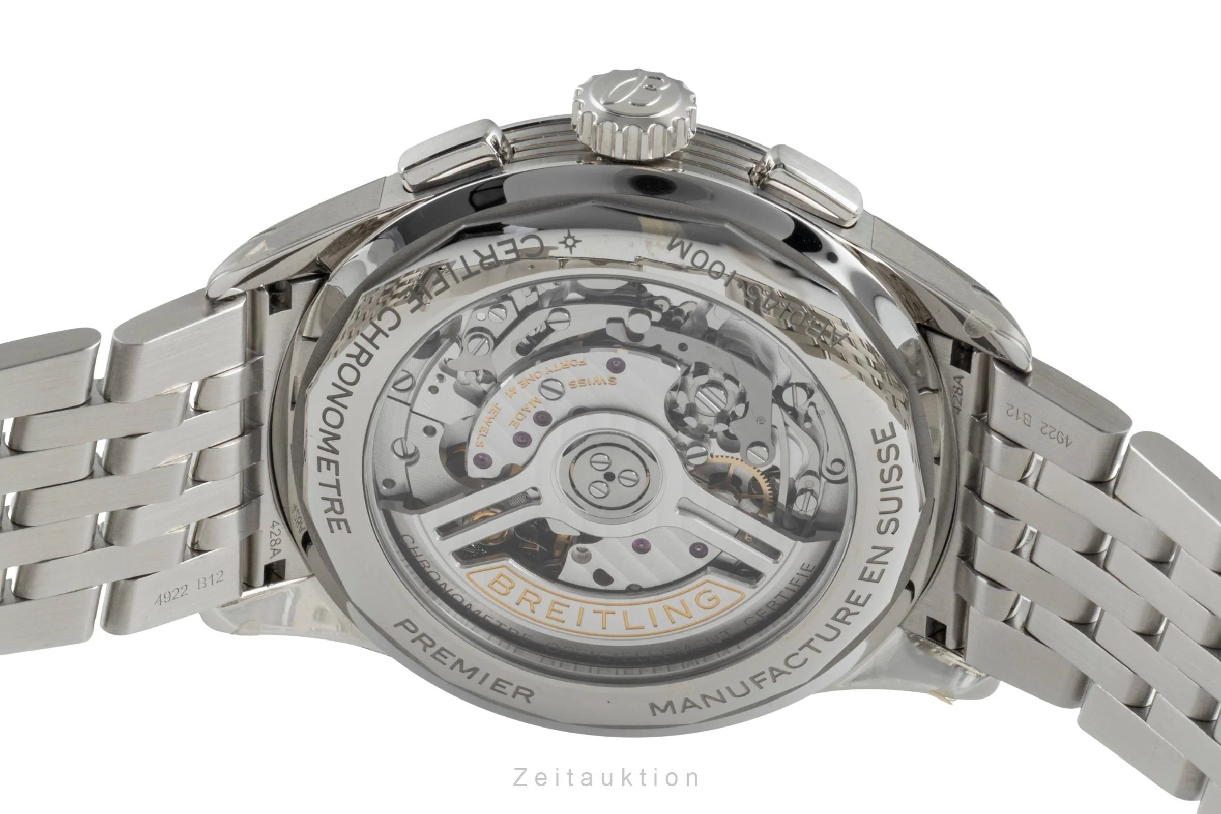 Breitling Premier chronograph steel automatic men's watch AB0145331K1A1 LP: 9200EUR  [2505679] - Image 12
