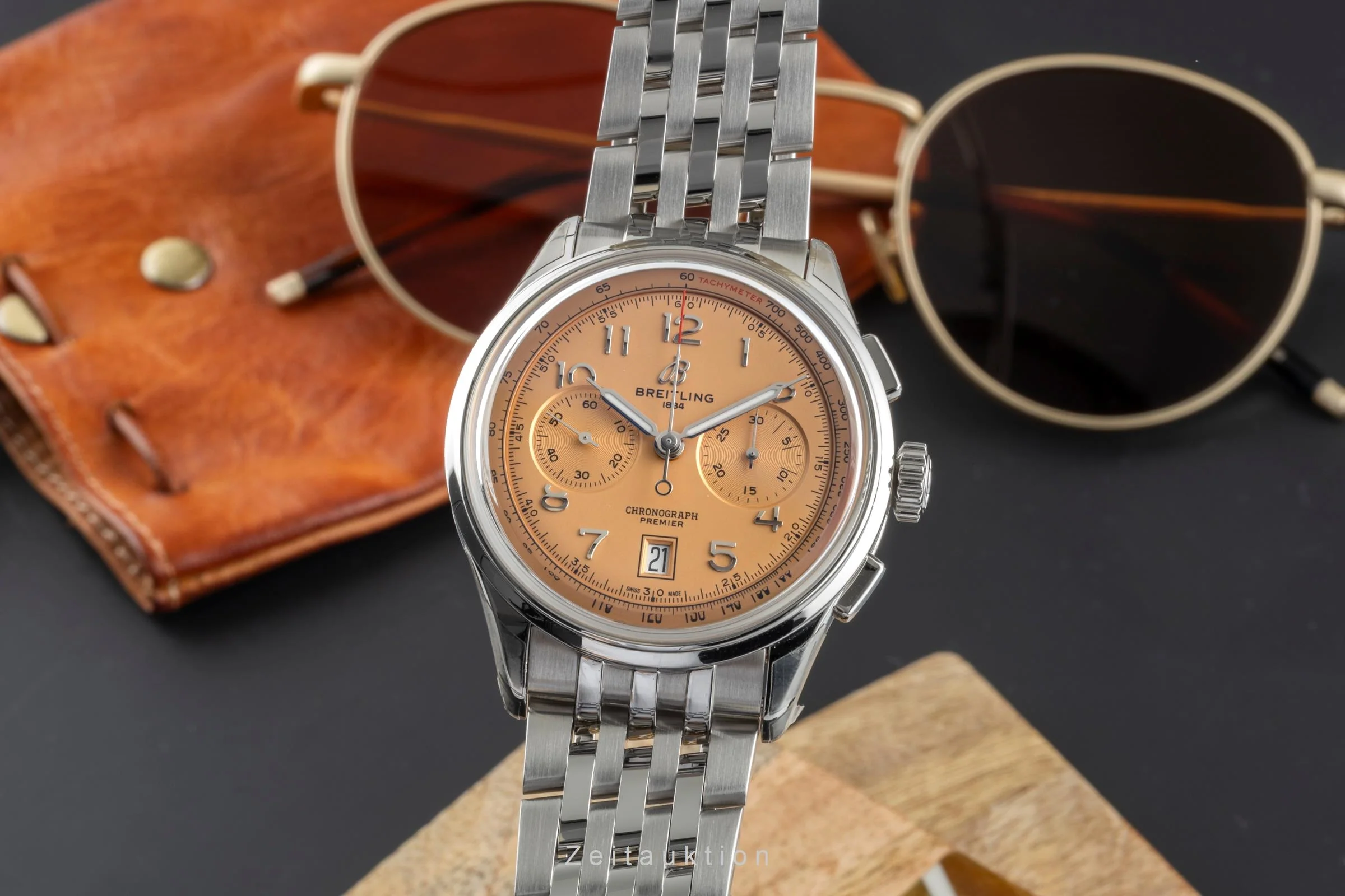 Breitling Premier chronograph steel automatic men's watch AB0145331K1A1 LP: 9200EUR  [2505679] - Image 2