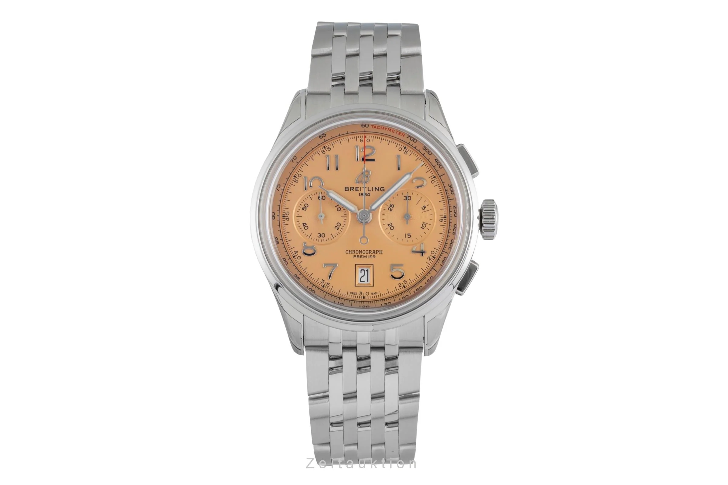 Breitling Premier chronograph steel automatic men's watch AB0145331K1A1 LP: 9200EUR  [2505679] - Image 5