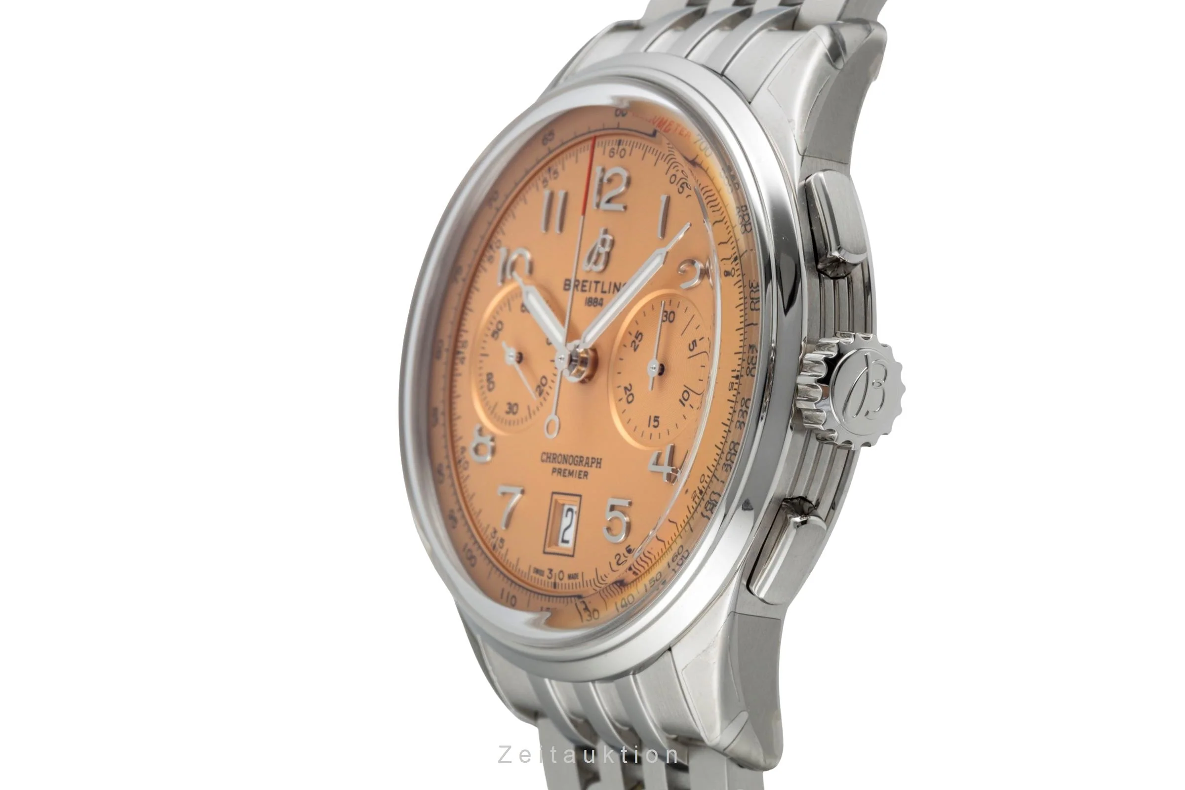 Breitling Premier chronograph steel automatic men's watch AB0145331K1A1 LP: 9200EUR  [2505679] - Image 7