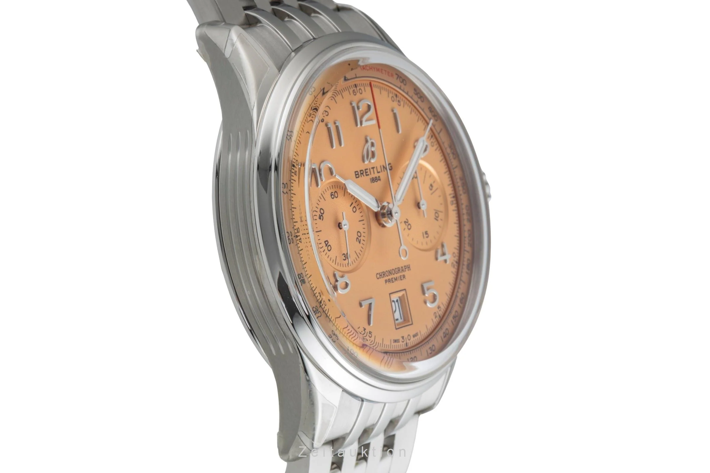 Breitling Premier chronograph steel automatic men's watch AB0145331K1A1 LP: 9200EUR  [2505679] - Image 8