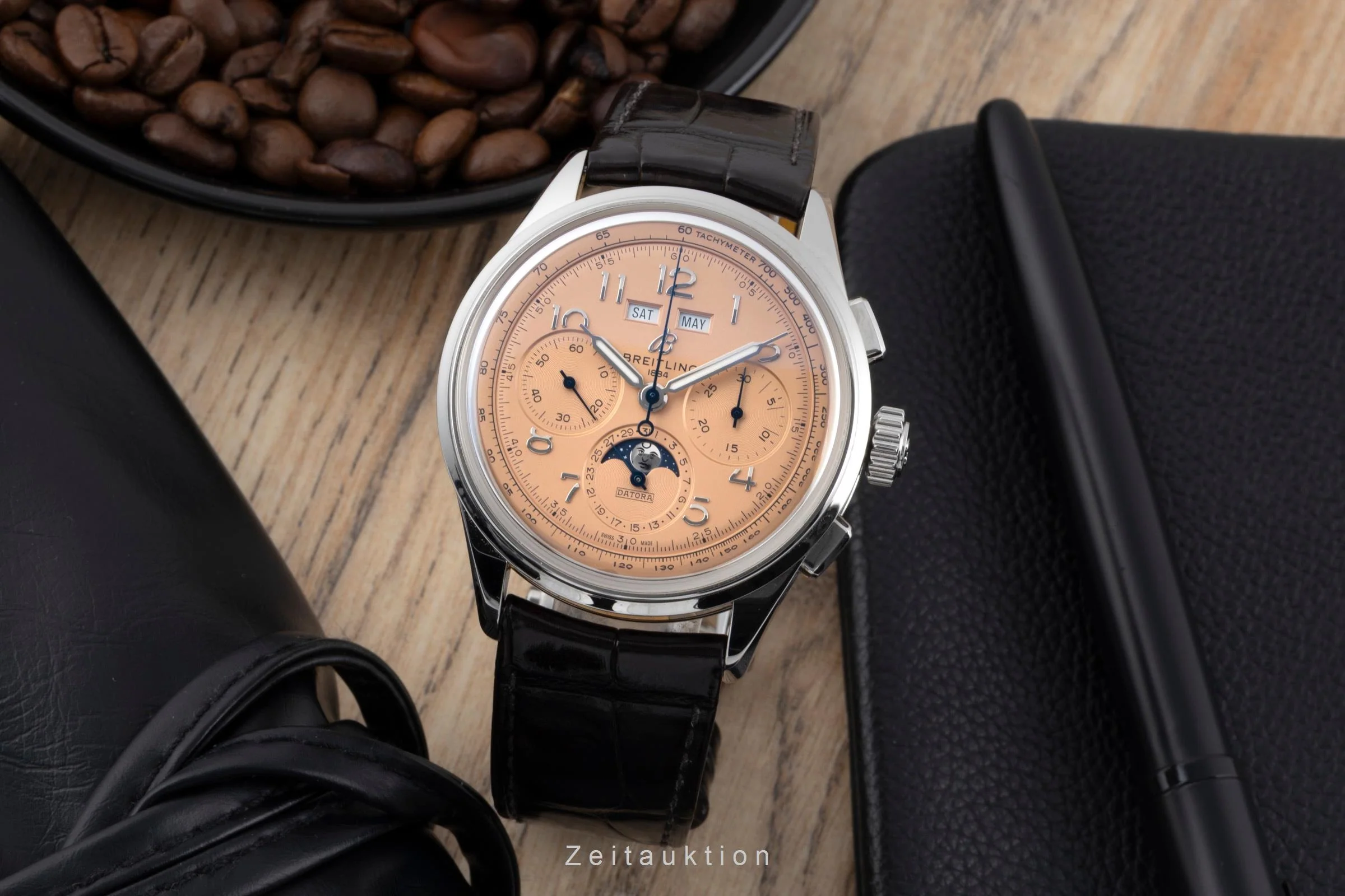 Breitling Premier chronograph steel automatic men's watch AB2510201K1P1  [2601058] - Image 4
