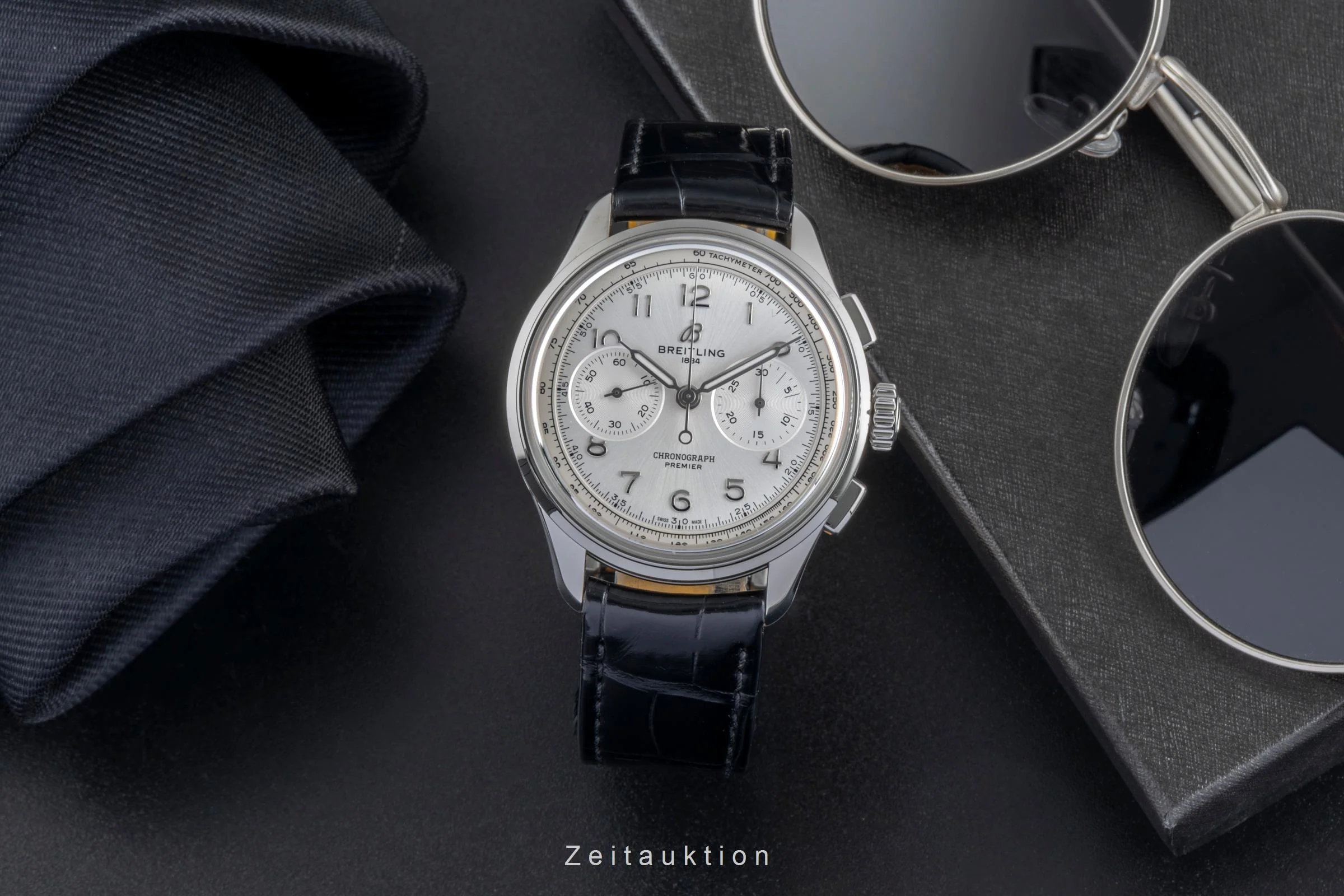 Breitling Premier chronograph steel manual winding men's watch AB0930  [2506100] - Image 4