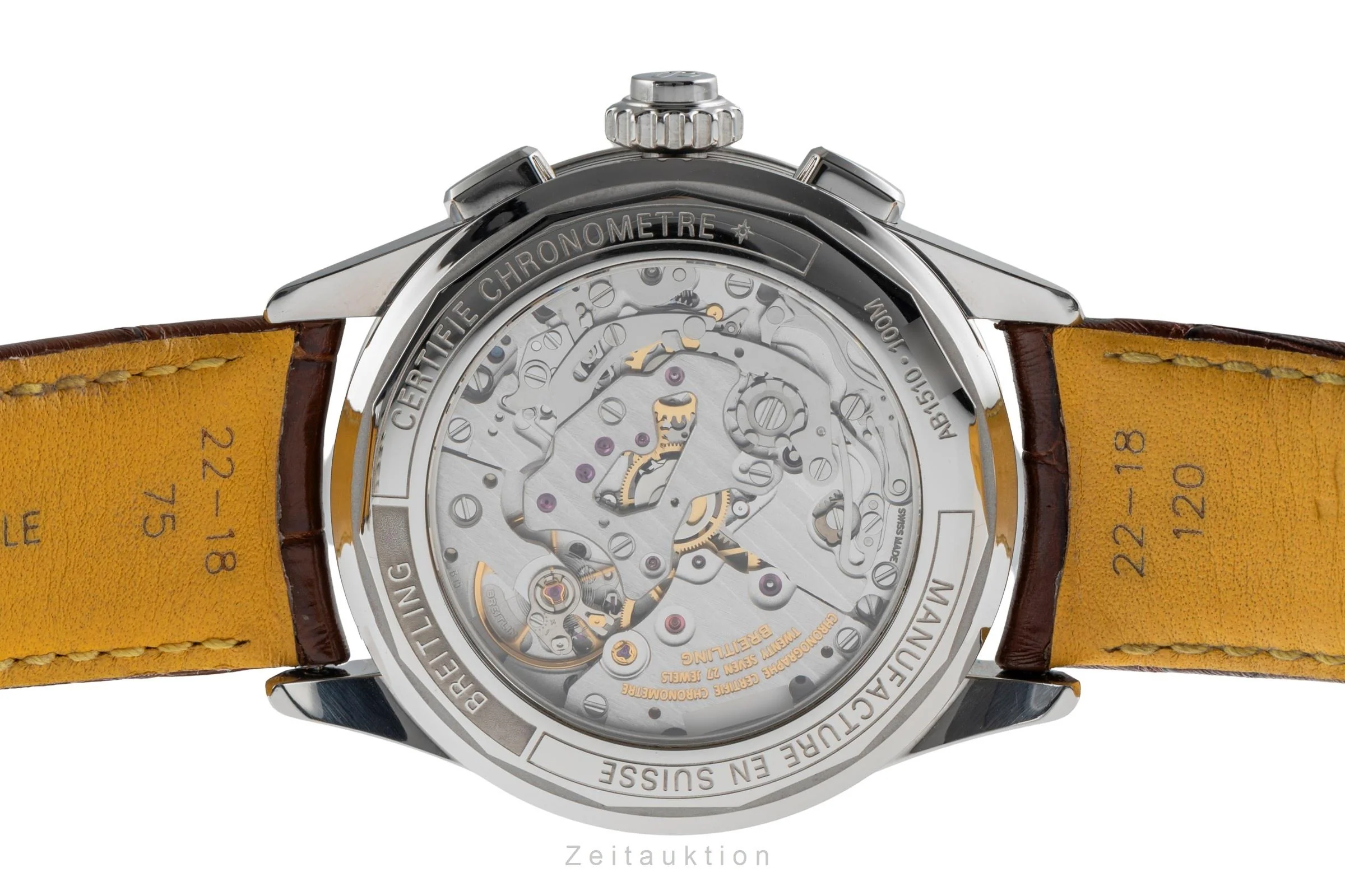 Breitling Premier chronograph steel manual winding men's watch AB1510 LP: 10650EUR  [2503901] - Image 11