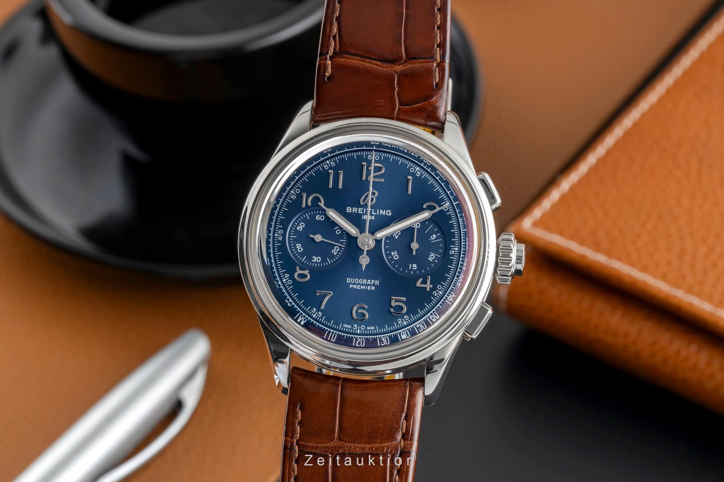 Breitling Premier chronograph steel manual winding men's watch AB1510 LP: 10650EUR  [2503901] - Image 2